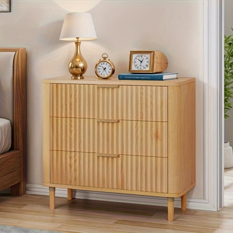 Compact Dresser Dressers with Wood Accents for Bedroom Living Area - Oak Color - Dresser Westberry Furniture