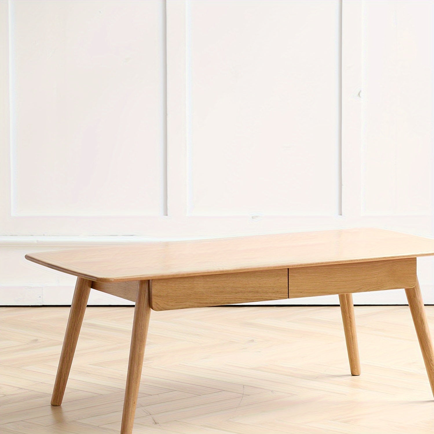 Center Table Low Table 100% Solid Wood Top Plate Desk Coffee Table Width 100 X Depth 50 X Height 17.32 inch Study Desk