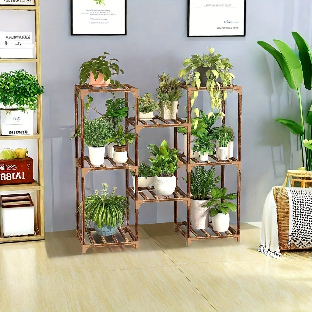 1pc multi-storey plant stand, indoor and outdoor pot stand, plant stand organizer, garden terrace home decoration stand