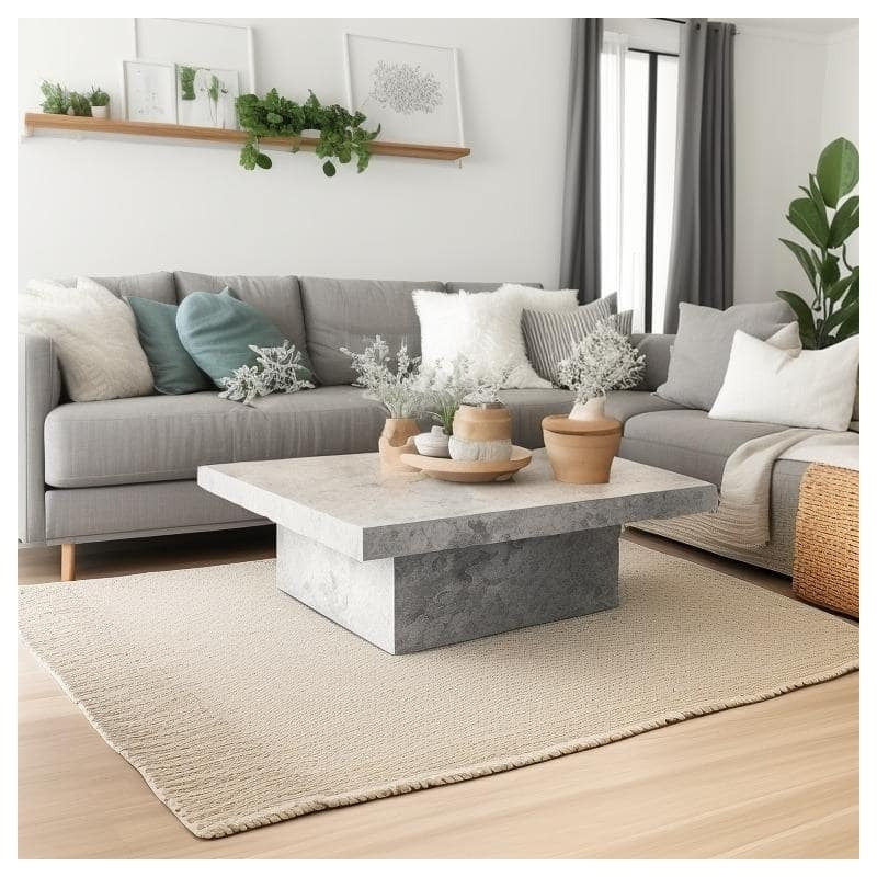 Square Wood Top Coffee Table Garden Houses - Coffee Tables Westberry Furniture