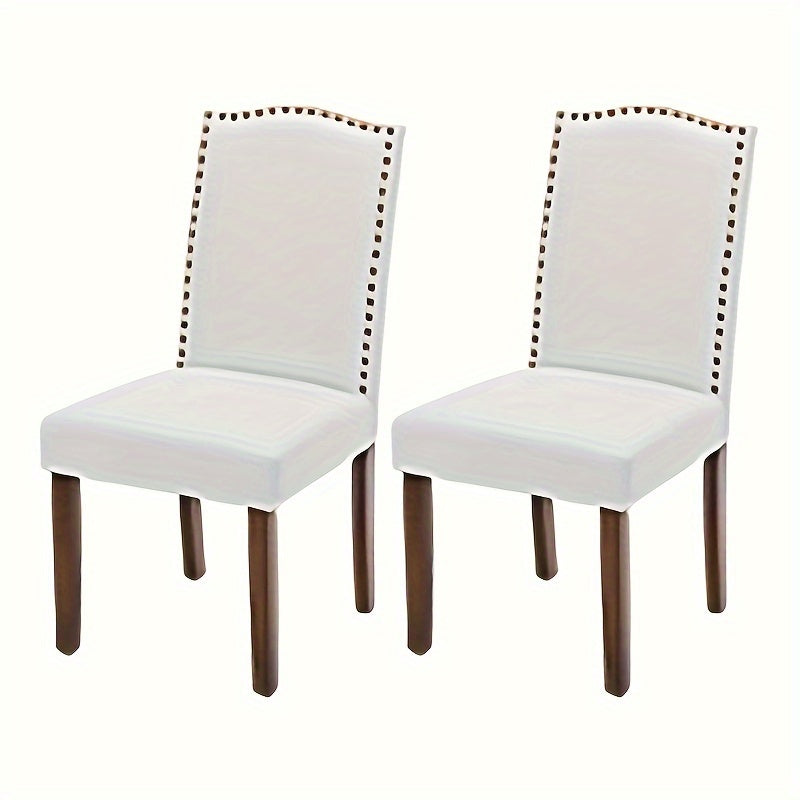 Dining Chairs Set Of 2, Comfy Upholstered Dining Room Chair Sturdy Wood Legs, Dining Room Kitchen Side Chair For Dining Room, Bedroom, Living Room