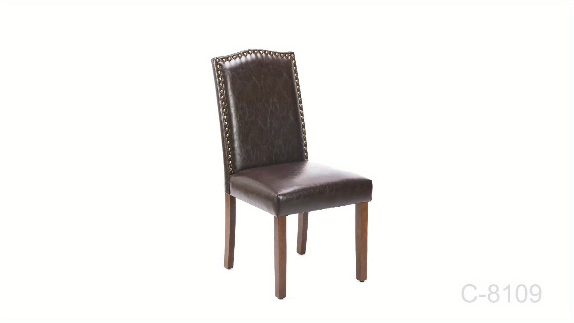 Modern Dining Chairs Set of 2 Upholstered Kitchen Room Chairs Mid- Century High- End Dining Room Side Chairs