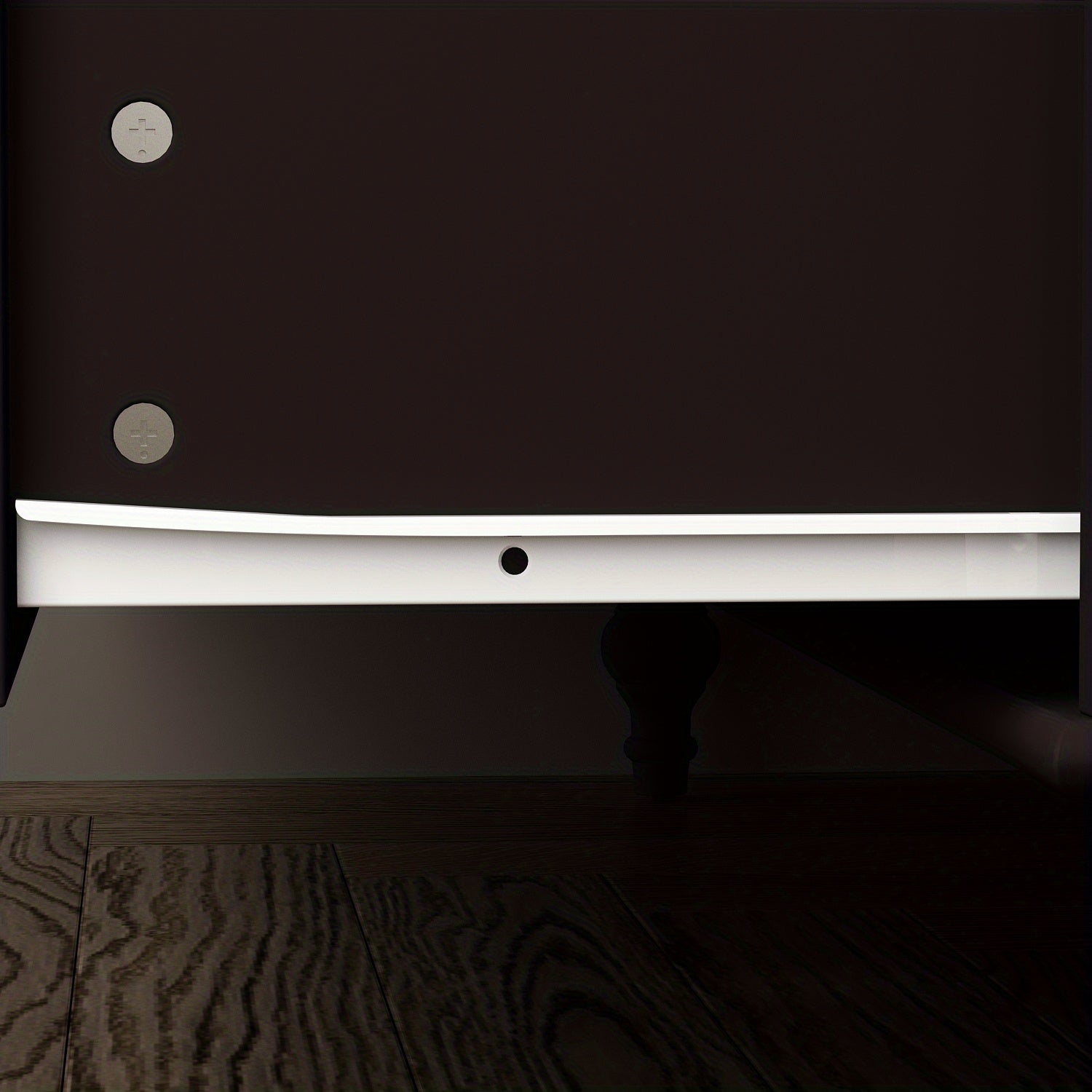 Three-Door Wooden Freestanding Wardrobe Armoire Closet with Mirror Five Drawers and Hanging Rod - Wardrobe & Armoire’s