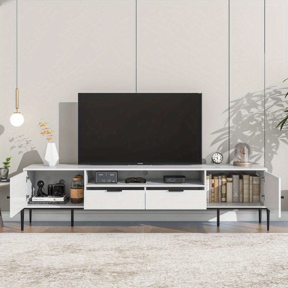 Modern TV Console, Entertainment Center with Storage for Living Room 70.86x15.74x21.85inch