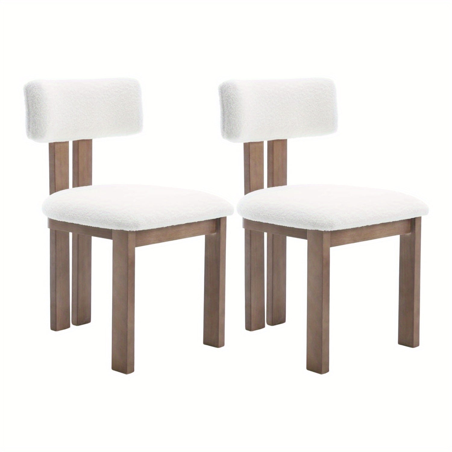 Set of 2 Medieval Modern Linen Dining Chairs, Kitchen and Restaurant Dressing Tables, Farmhouse Wooden Chairs