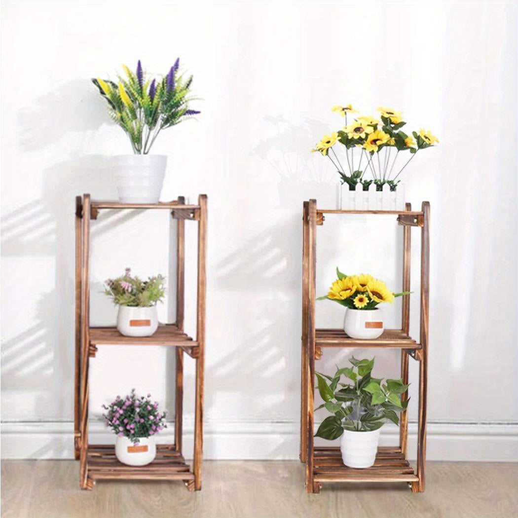 8 Tiers Garden Patio Plant Stand Flower Rack Shelf Indoor Outdoor, flower vase stand