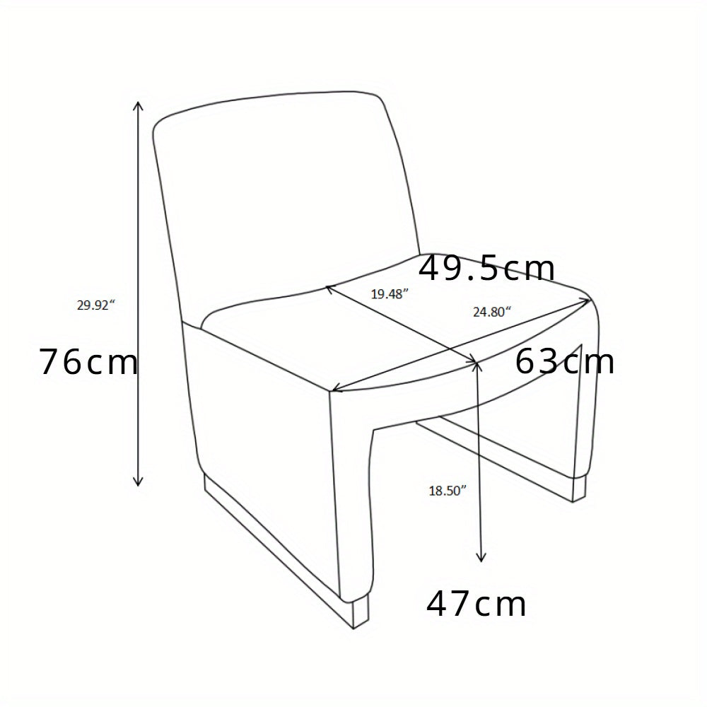 Comfy Accent Chair, Upholstered Slipper Chair, Armless Chair with Wood Legs and Soft Fabric for Living Room, Bedroom, Orange