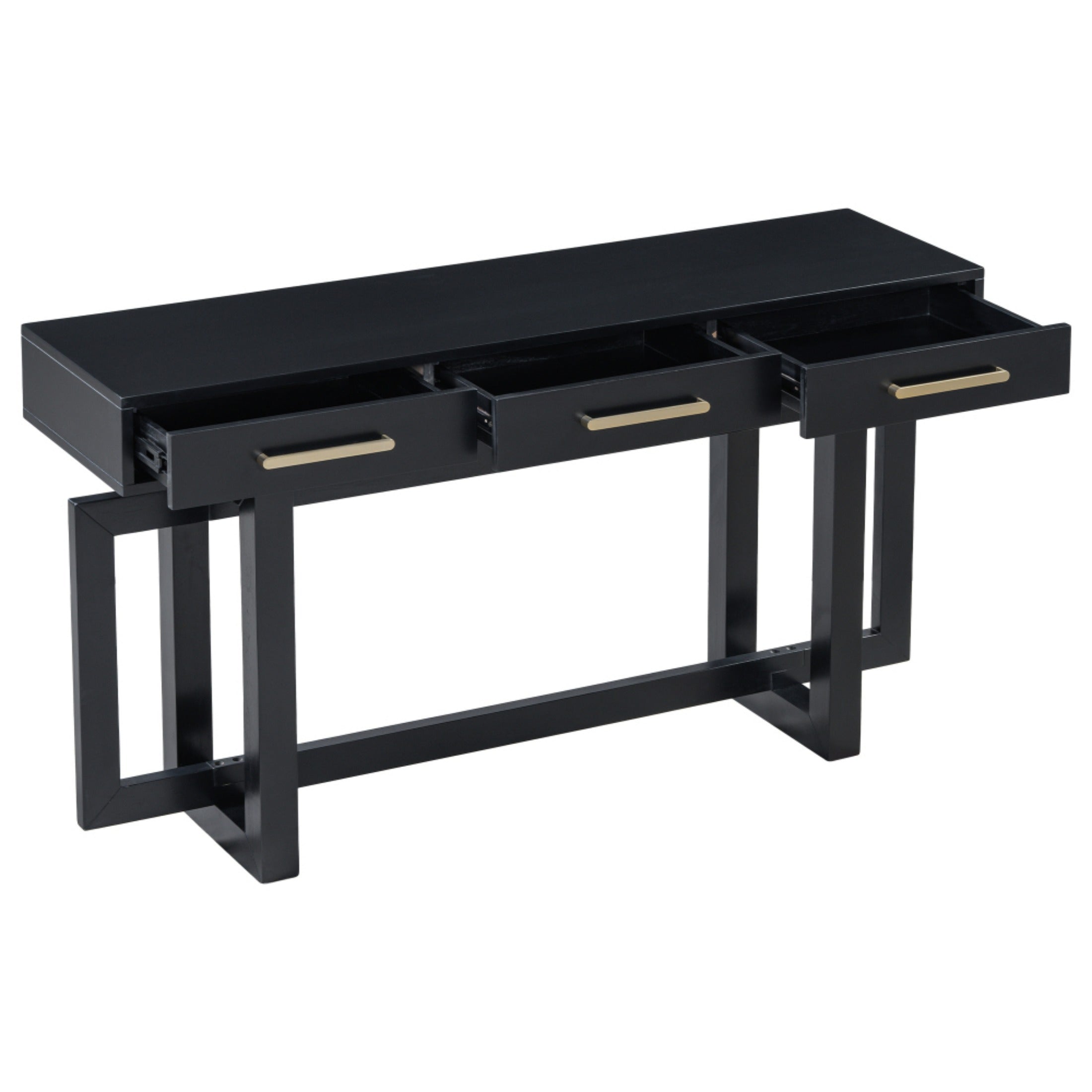 Elegant Console Table with Three Drawers, Extra Long Entryway Table for Entryway, Hallway, Living Room, Foyer, Corridor