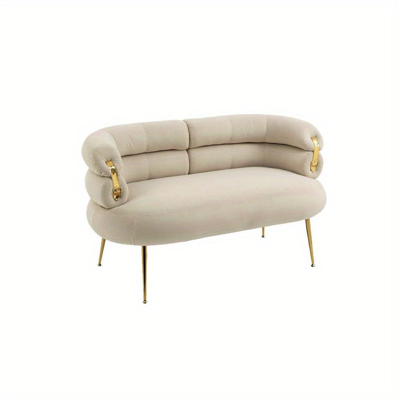 Accent Chair, leisure chair with Golden feet