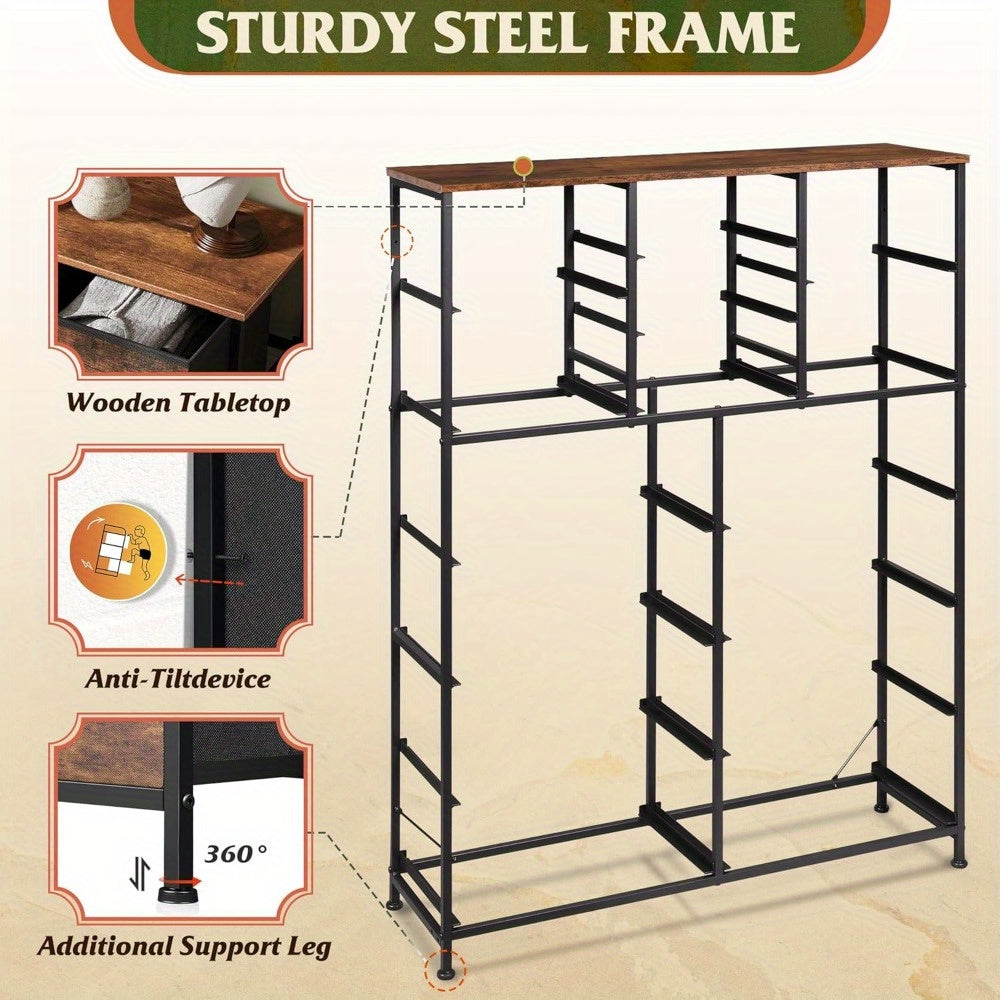 Tall Dresser for Bedroom Furniture Fabric Dressers Storage Tower with 15 Deep Drawers Chest of Drawers Organizer Unit