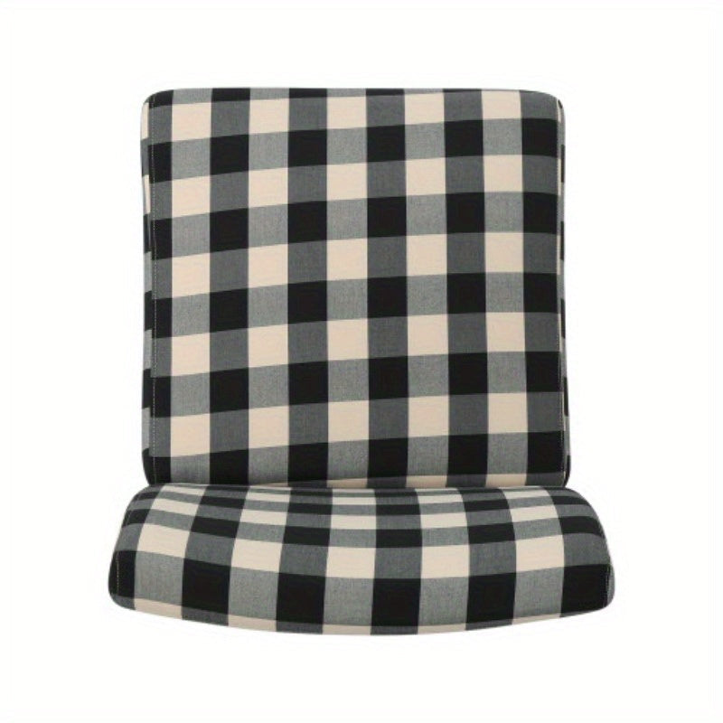 Classic Checkered Accent Chair, Living Room Chair