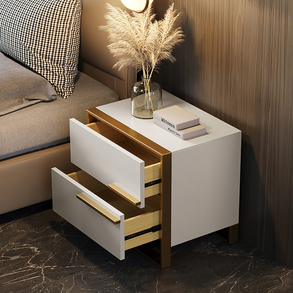 Storage Cabinet, 1 Piece,, Dresser, Nightstand, Metal Frame, Light Luxury, Suitable For: Living Room, Bedroom, White, 1 Item Or Less, Nightmare Before Christmas, Organizer