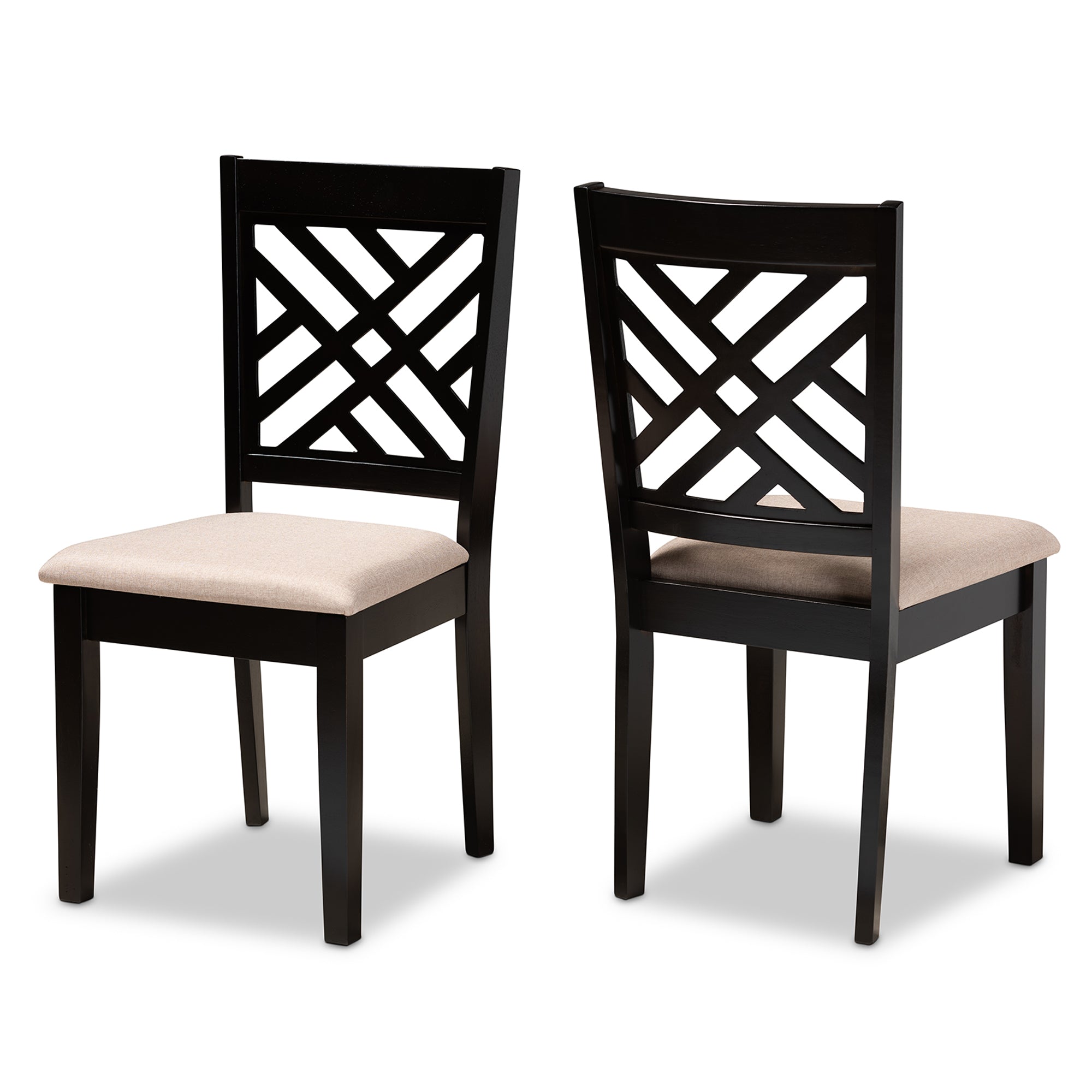 Caron Wood 2-Piece Dining Chair Set