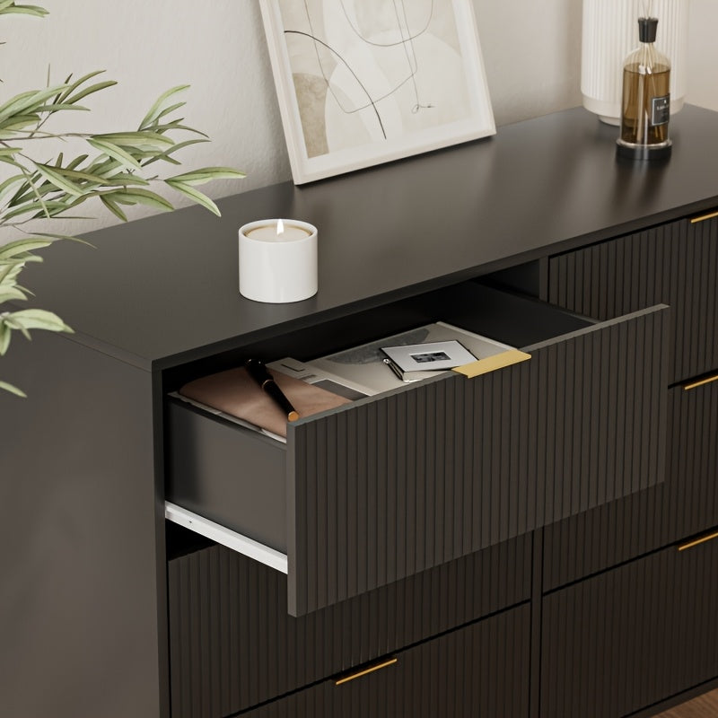 Small Two-color Solid Wood Dresser Chest Of Drawers Integrated Bedroom Simple Modern Desk Dressing Table Makeup Cabinet