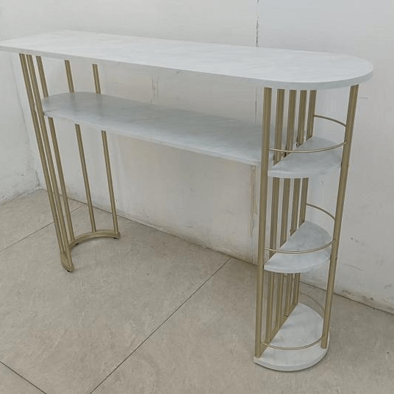 Modern 43.3" Narrow Console Table - Perfect for Entryway, Living Room, or Behind Couch | Sleek Design