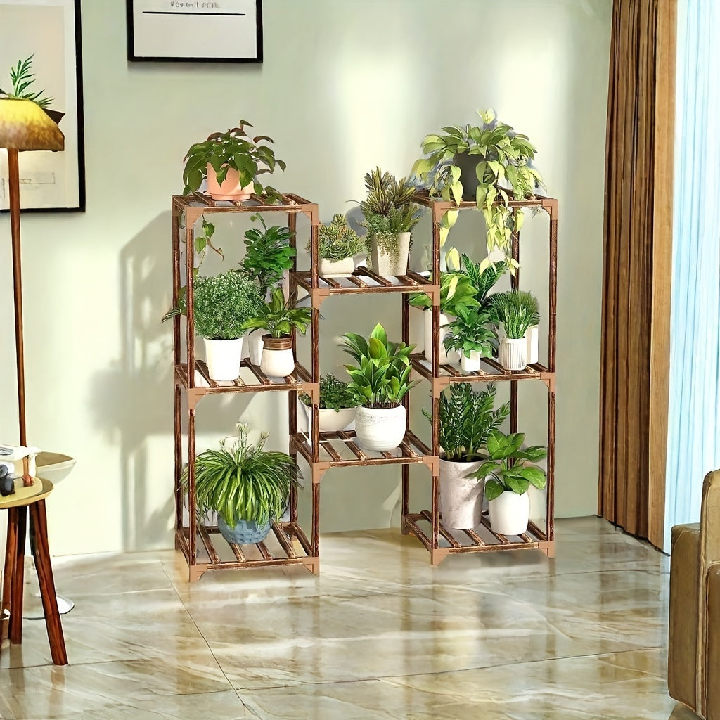 1pc multi-storey plant stand, indoor and outdoor pot stand, plant stand organizer, garden terrace home decoration stand