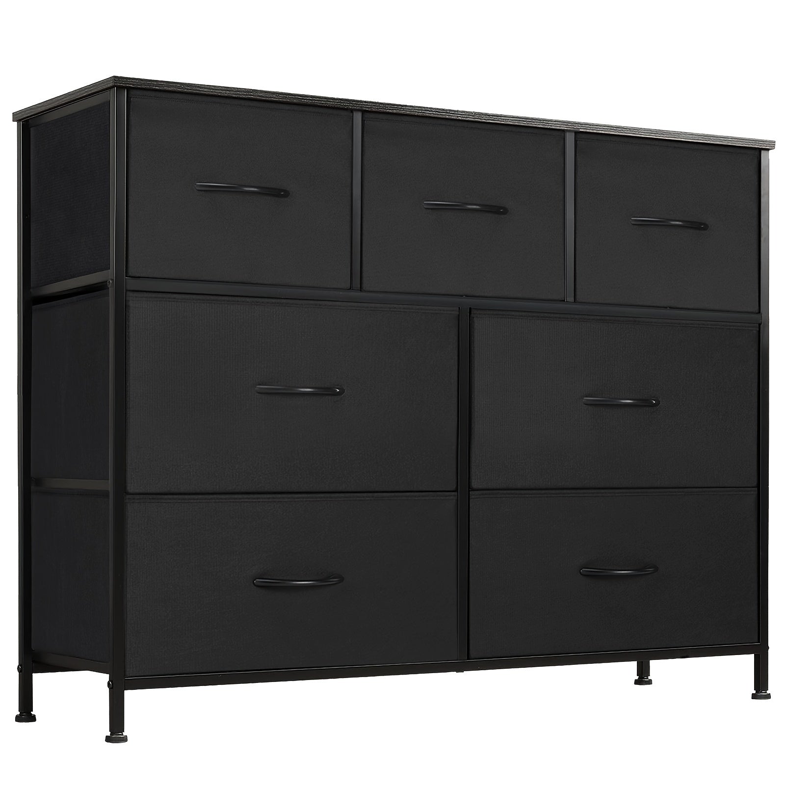 Bedroom Dresser 7 Fabric Drawer Dresser Storage Cabinet Organizer Dresser And Chest Of Drawers Storage Cabinet