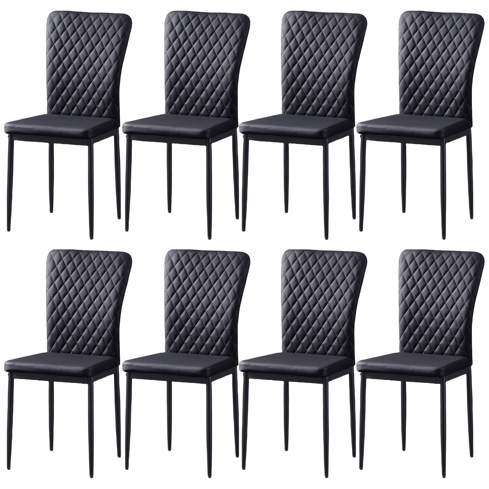 Black Velvet Dining Chairs Set Of 4 Kitchen & Dining Room Chairs High Back Kitchen Living Room Chairs Metal Frame Modern Lattice Design Set Of 6 Brown Living Room Chairs Dining Chairs with Suede, High Back, Metal Frame And Mo