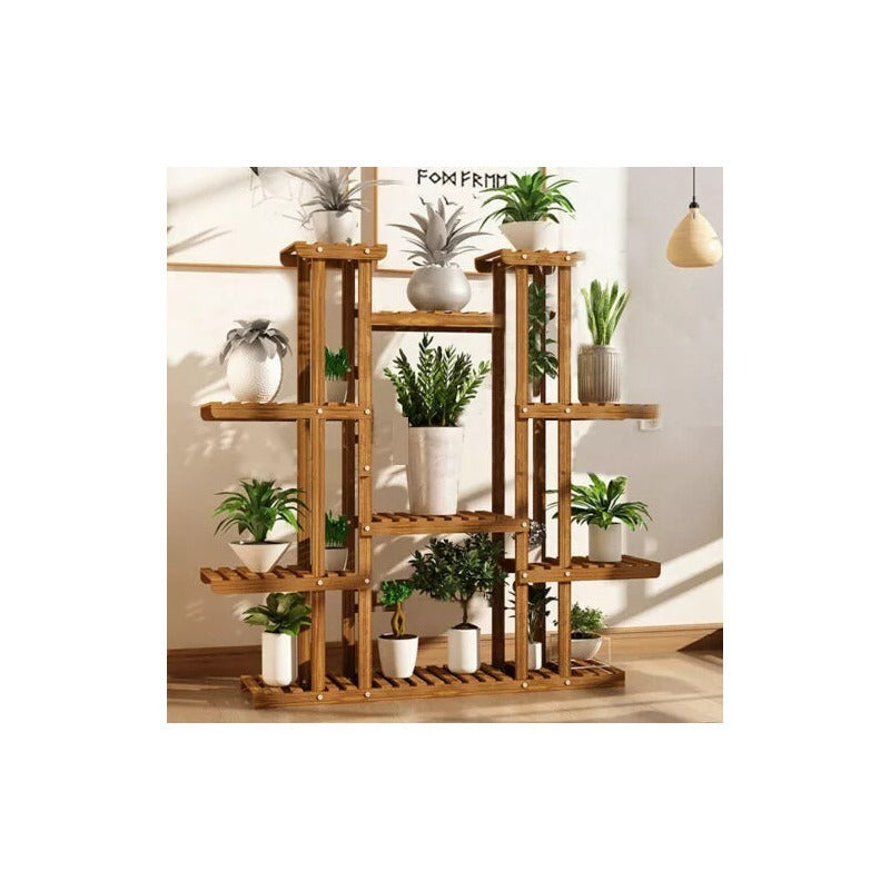 Simple Trending Plant Stand Indoor Outdoor, Heavy Duty 7 Tiered Hanging Plant Shelf for Multiple Flower Planter Holder Tall Large Rack Potted Holder Rack Multiple Flower Pot Stand Heavy Duty Plant Shelf Plant Round Supports R