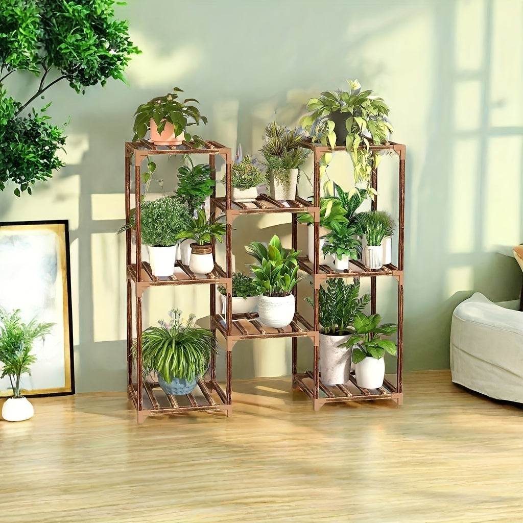 1pc multi-storey plant stand, indoor and outdoor pot stand, plant stand organizer, garden terrace home decoration stand