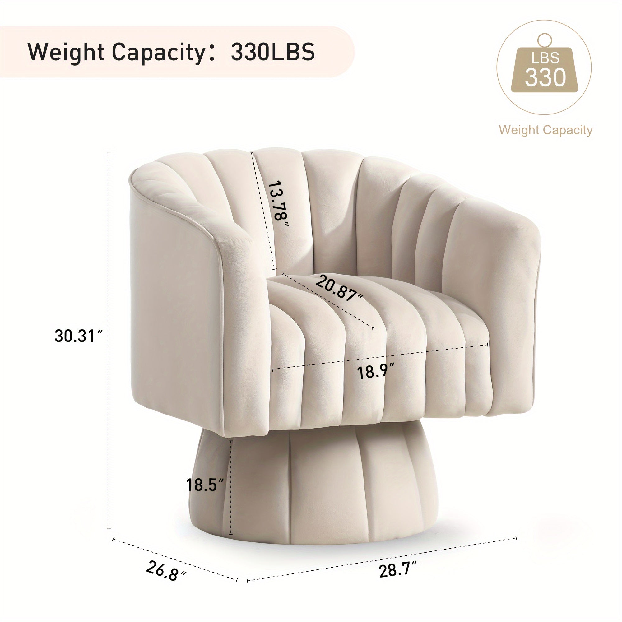 Comfortable Recliner, Lounge Chair For Adults, 360° Rotatable, Aesthetically Pleasing, Tong'x.