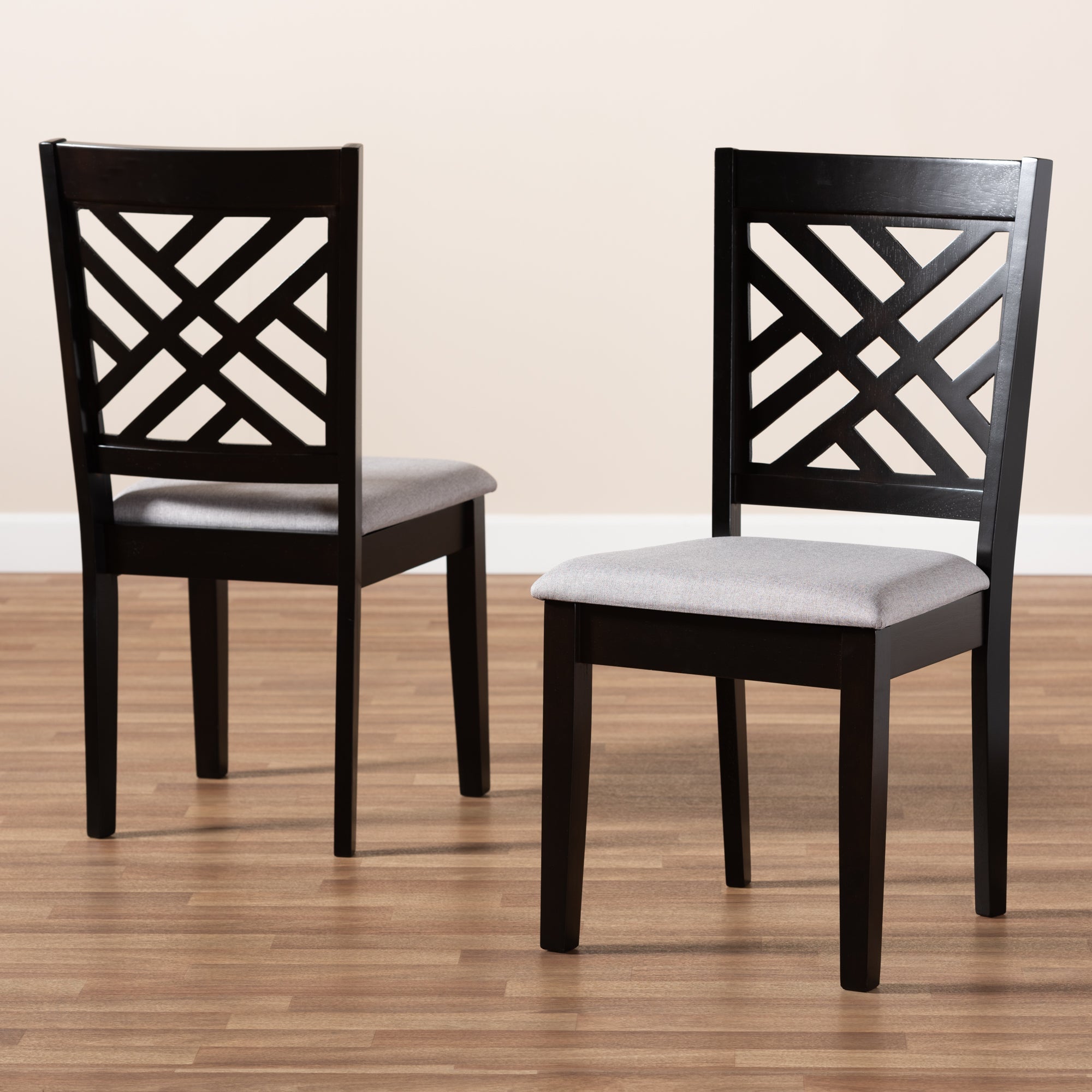 Caron Wood 2-Piece Dining Chair Set