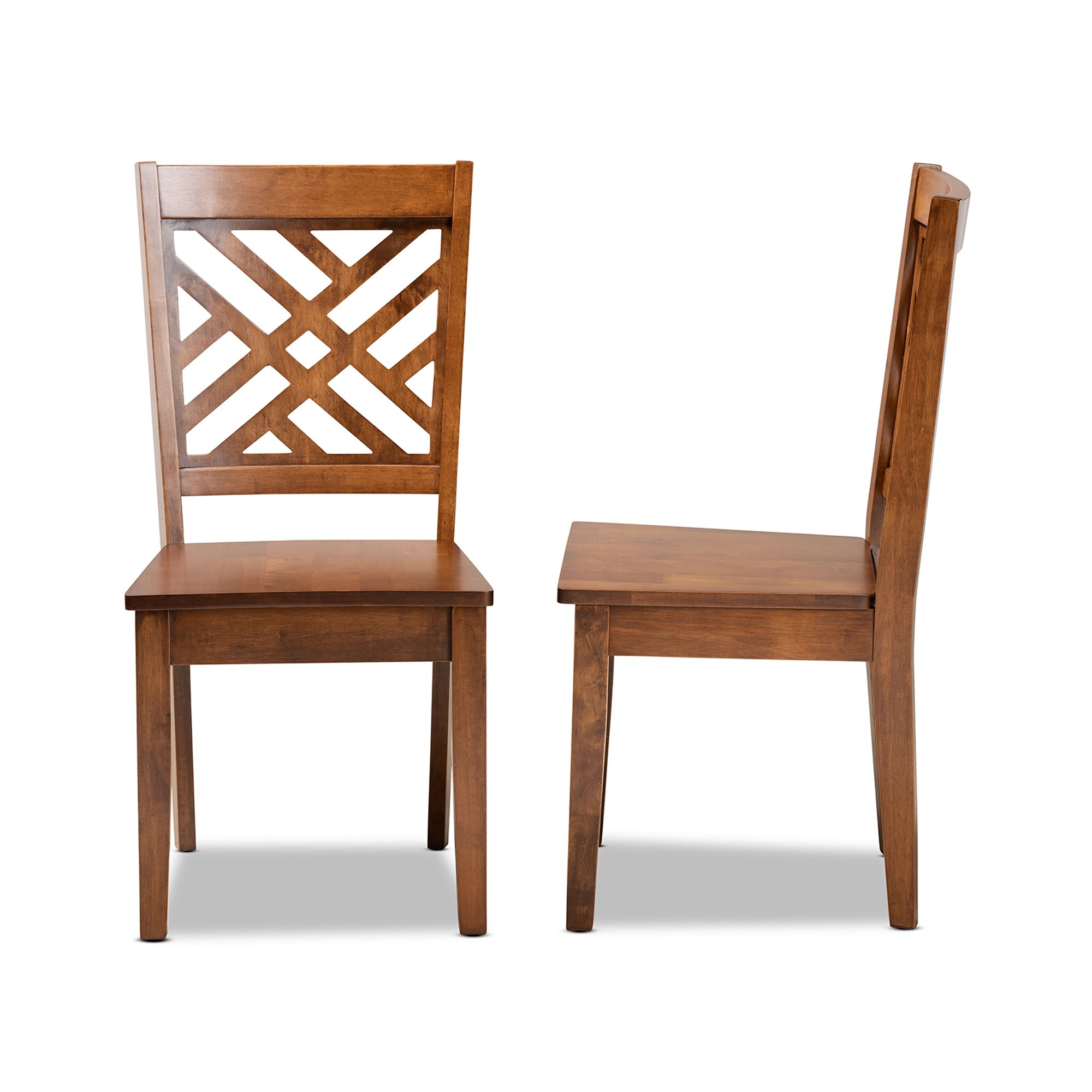 Caron Wood 2-Piece Dining Chair Set