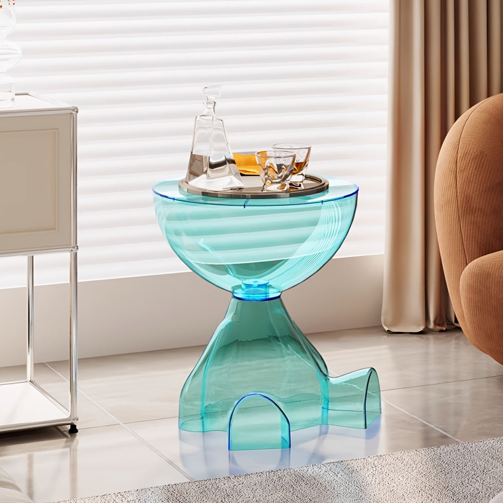 Small Side Table, Simple Coffee Table For Living Room Bedroom Balcony Office, Modern Bedside Home Furnishings, Cartoon Style, Small Space, Easy To Assemble