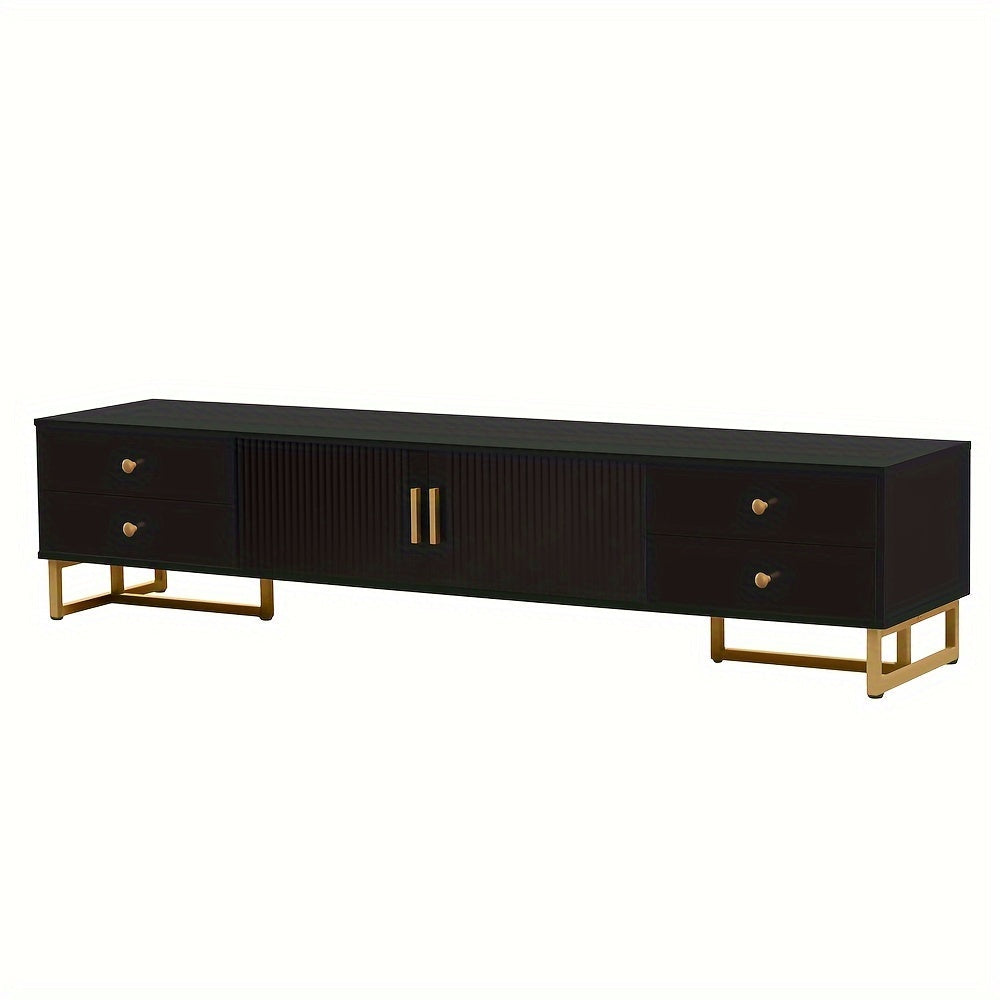 TV Stand For 65+ Inch TV, Entertainment Center TV Media Console Table, Modern TV Stand With Storage, TV Console Cabinet Furniture For Living Room