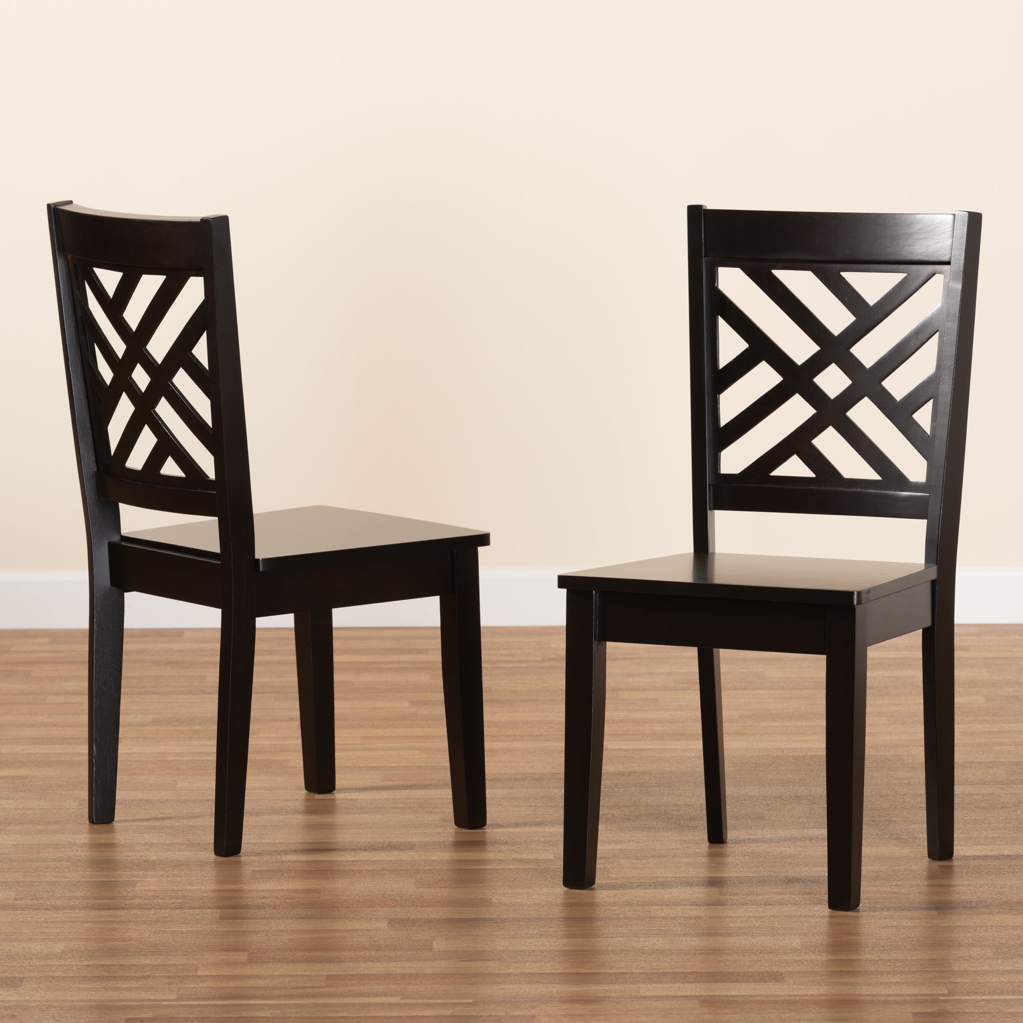 Caron Wood 2-Piece Dining Chair Set