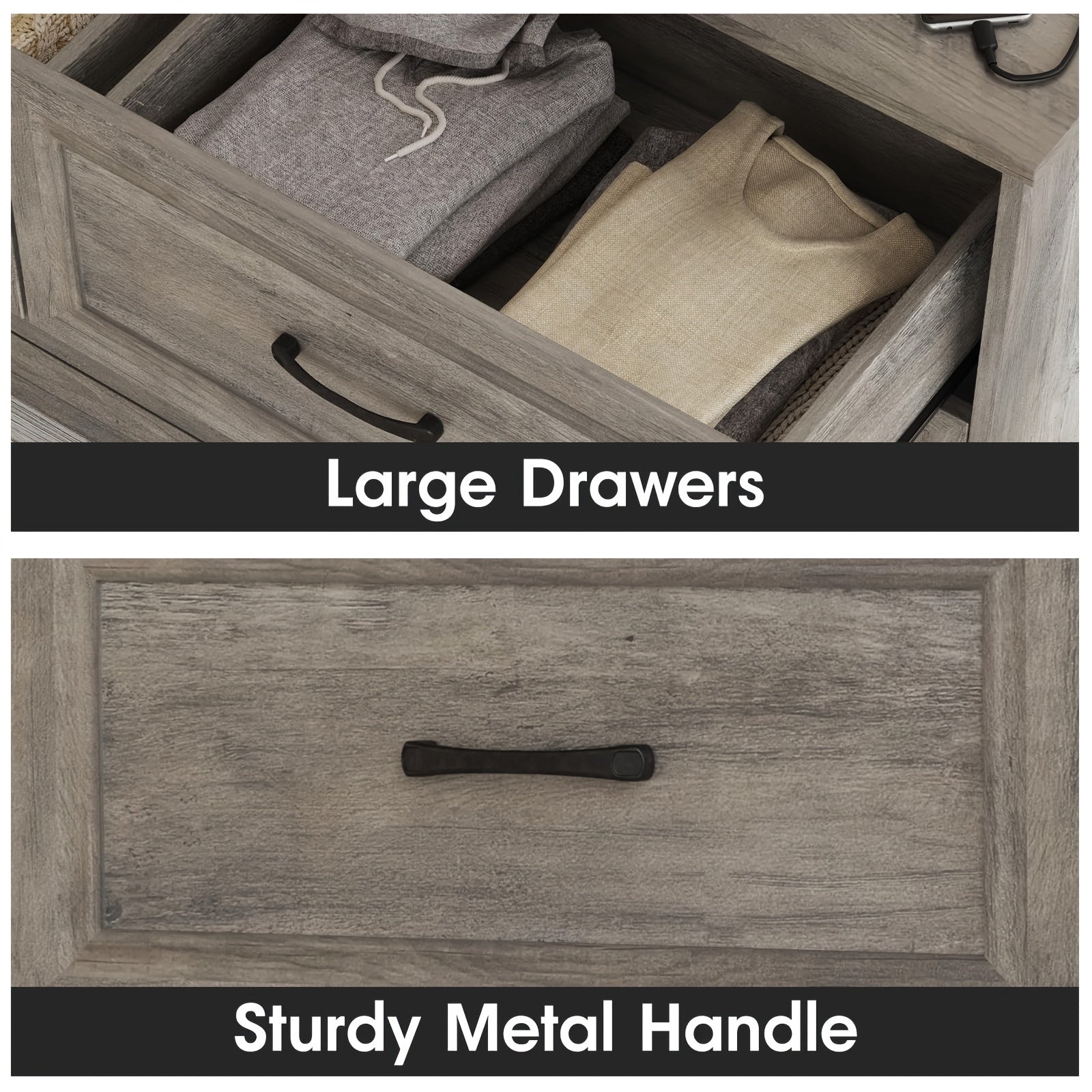 Hall storage cabinet 6 drawers wide dressing storage box with charging station corridor storage cabinet wooden storage