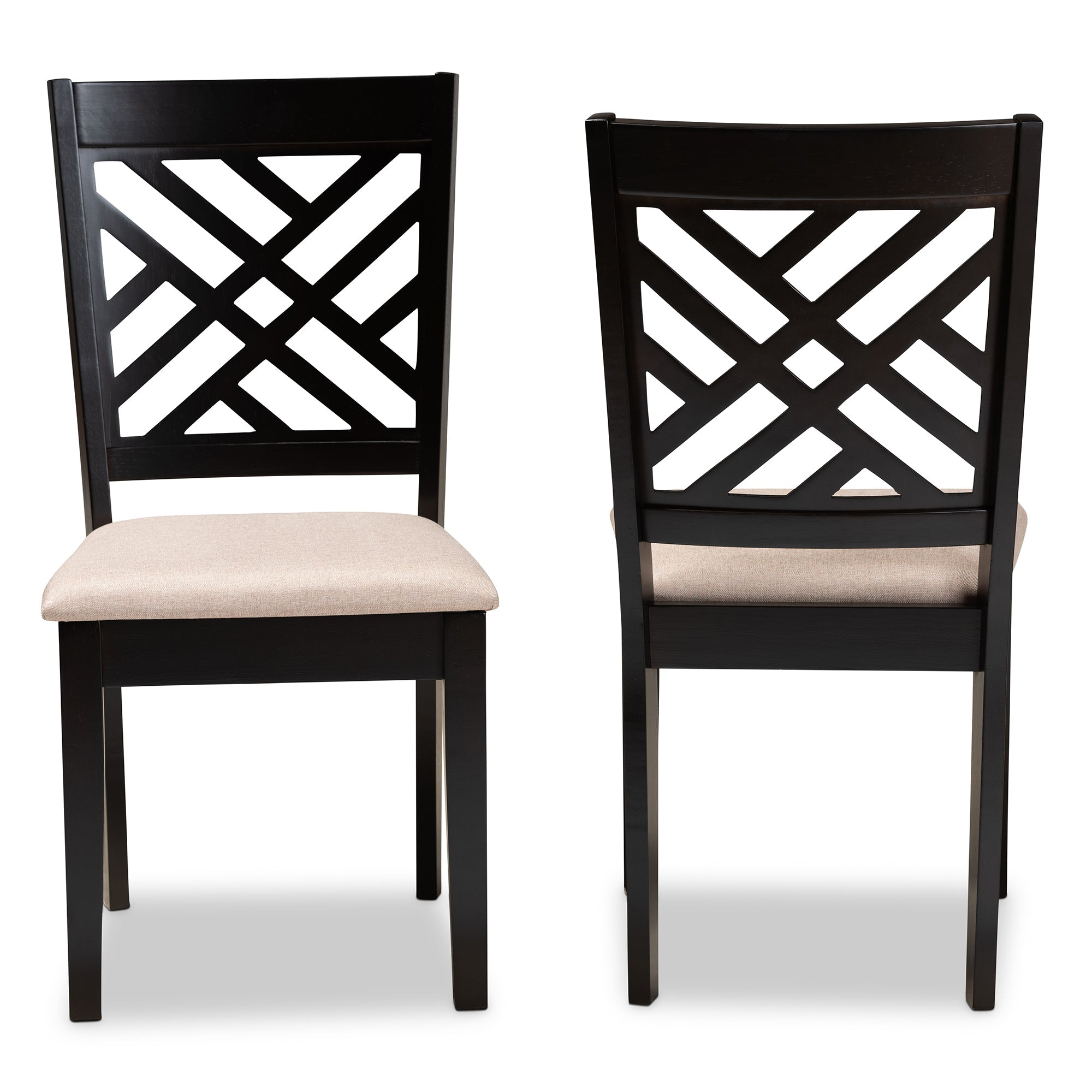 Caron Wood 2-Piece Dining Chair Set