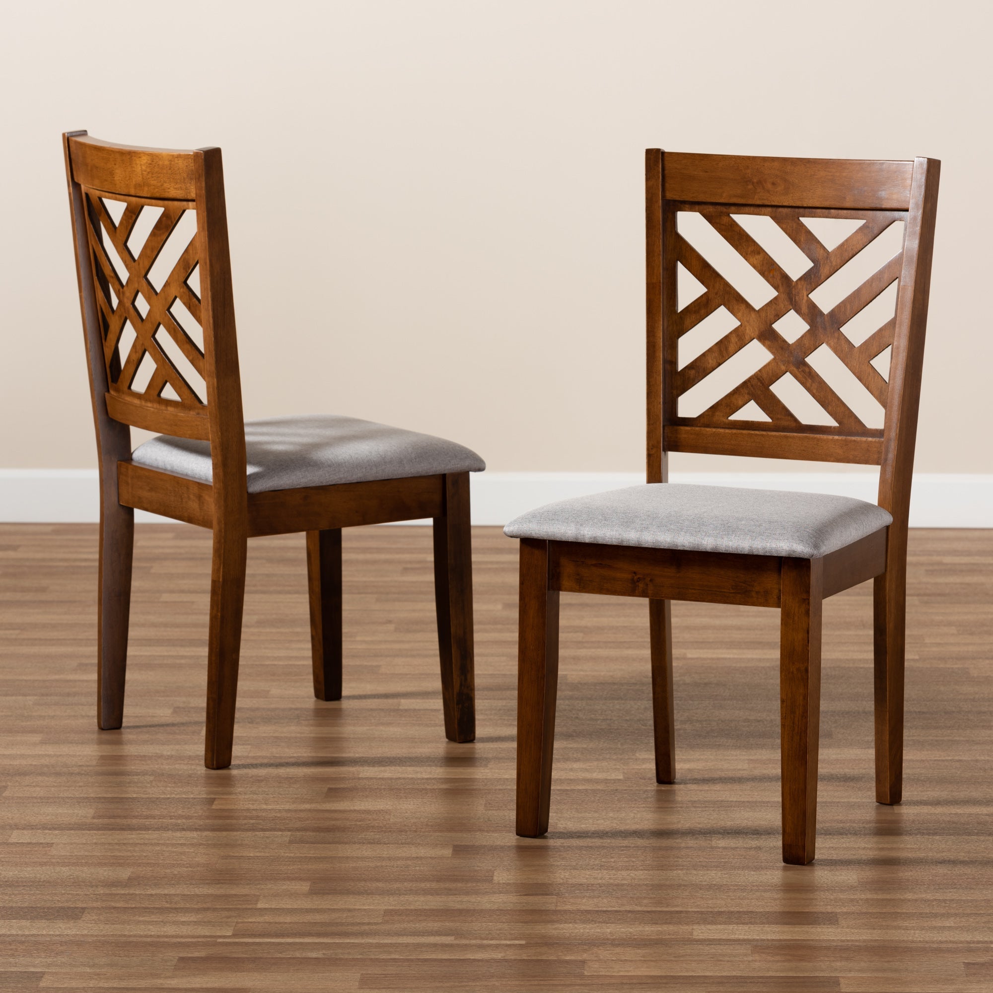 Caron Wood 2-Piece Dining Chair Set