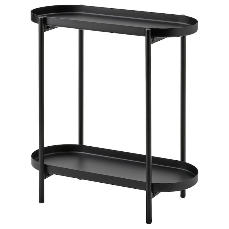 Plant stand, indoor/outdoor black, 22 "