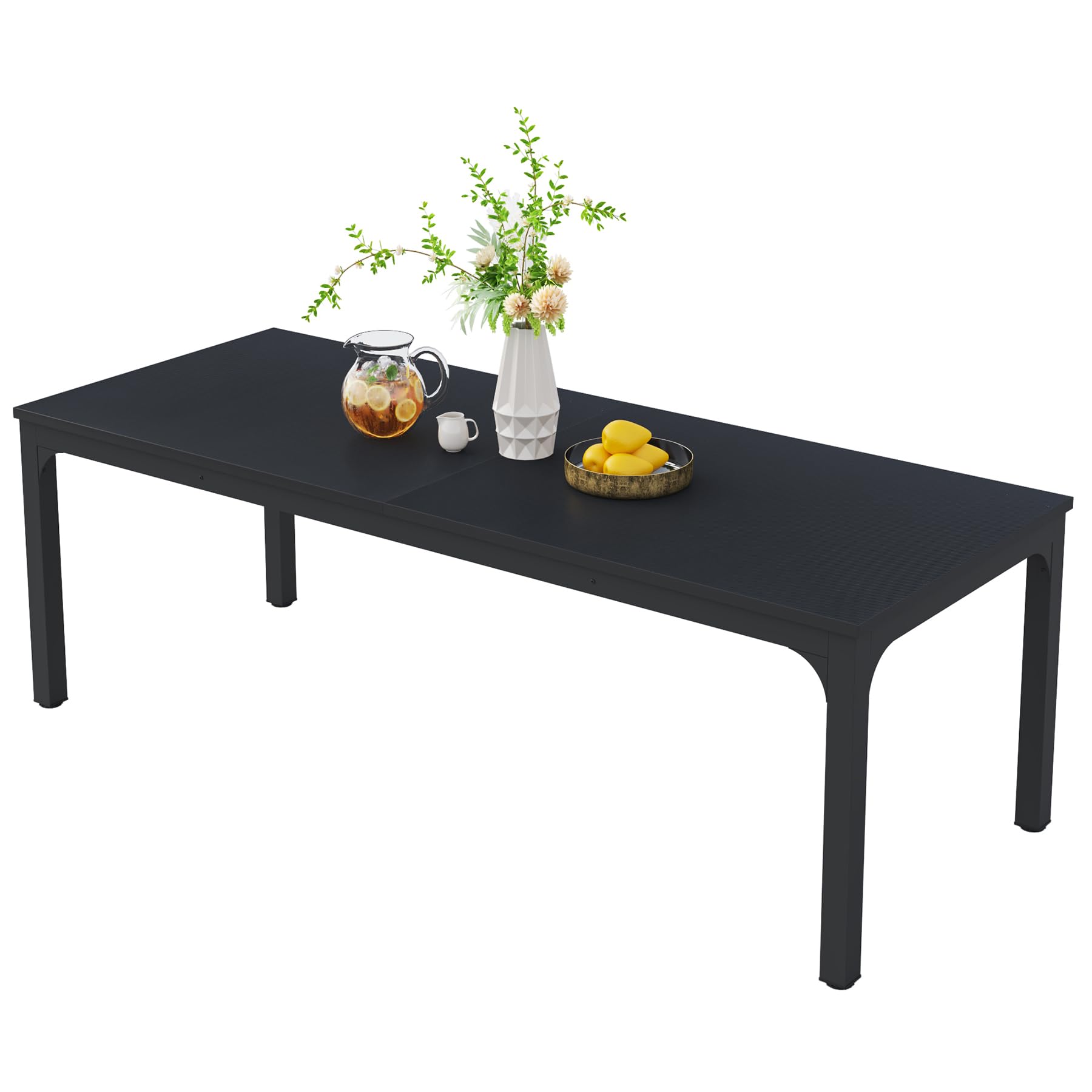 Dining Table for 6-8 Person, 180cm Long Rectangular Kitchen Dining Table for Living Room and Dining Room, 78.7 x 27.5 x 29.5 Inches(Only Table)