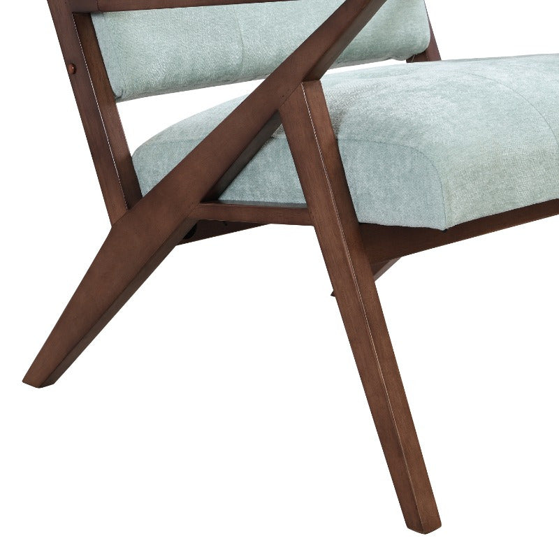 Mid-Century Modern Accent Chair, 30" with Plush Cushions, Angled Arms, Sturdy Frame, Ideal for Living, Bedroom, Office