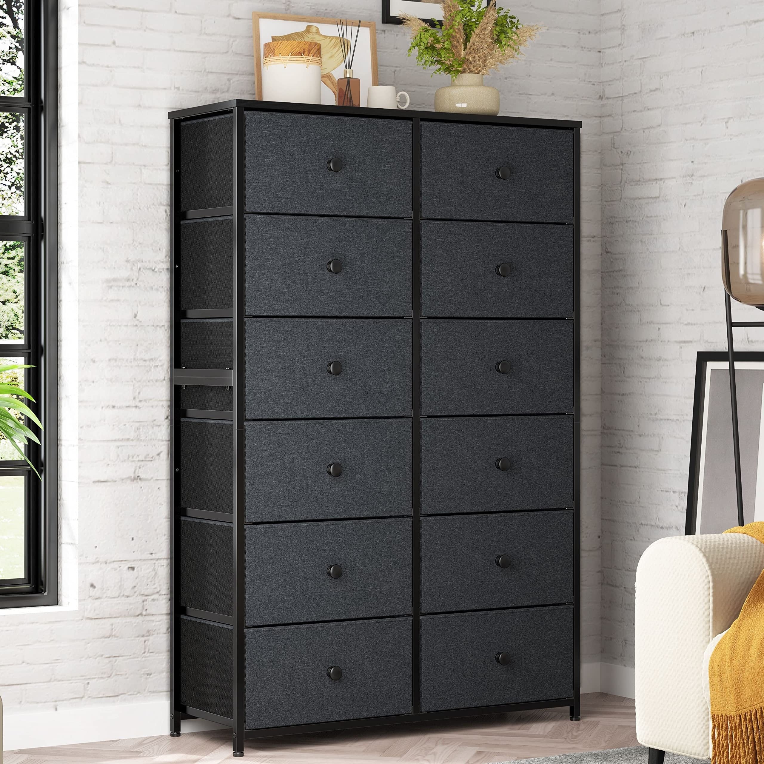 Tall Dresser For Bedroom 12 Drawer Dresser For Bedroom Fabric Dresser & Chest Of Drawers For Bedroom Dressers With 12