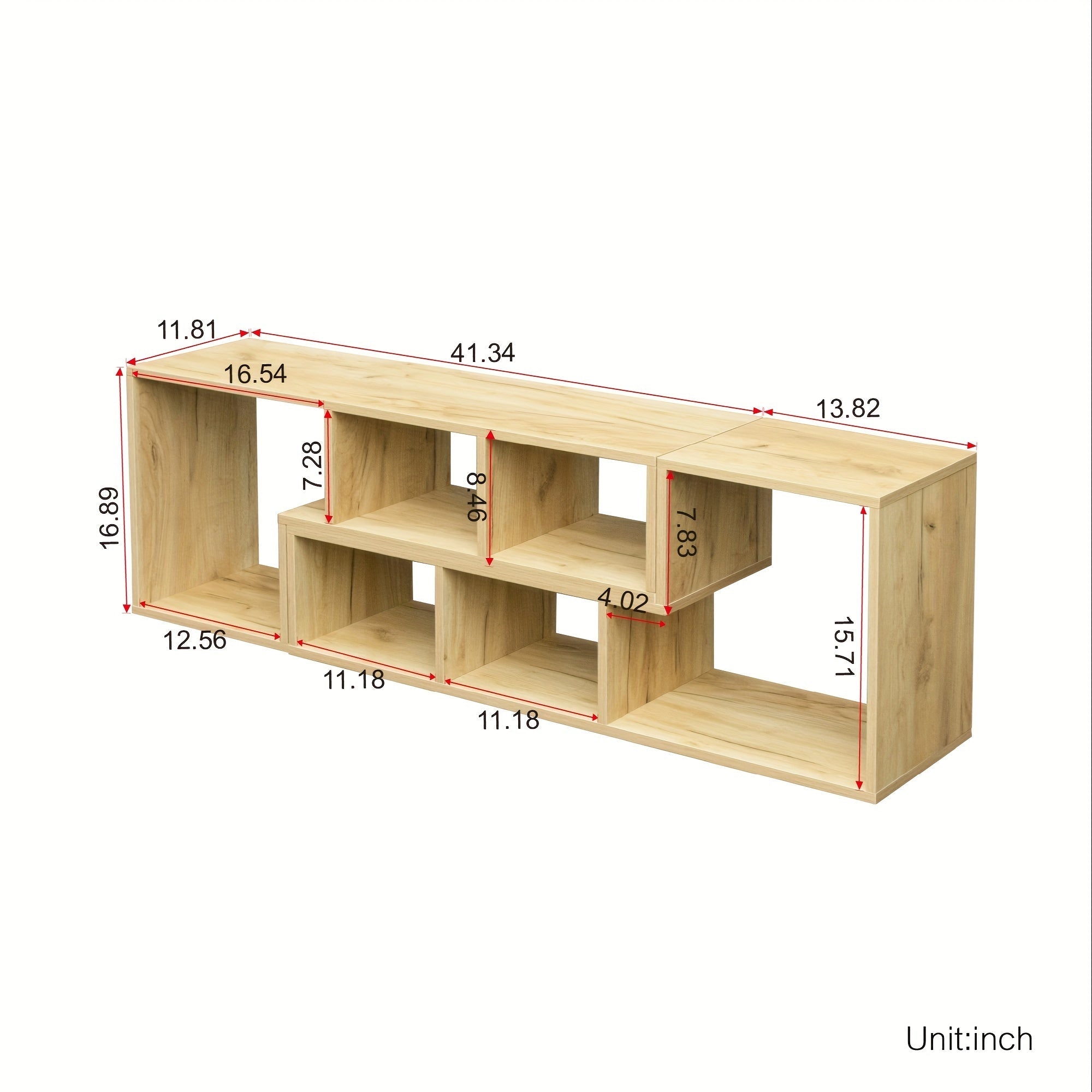 2 Pieces Console TV Stand for 50 55 60 65 70 80 85 inch TV, TV Table Modern Entertainment Center Media Stand, Storage Bookcase Shelf for Living Room Hallway Entrance