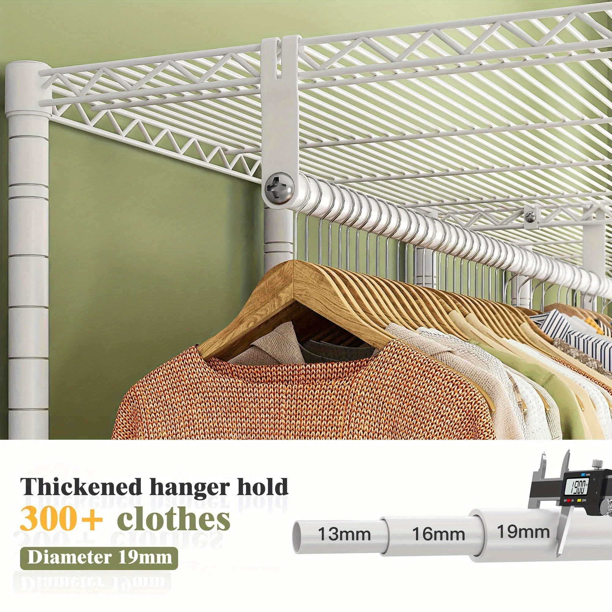 Clothes Rack Clothing Rack Heavy Duty Clothing Racks For Hanging Clothes 910LBS Metal Garment Rack Heavy Duty Clothes
