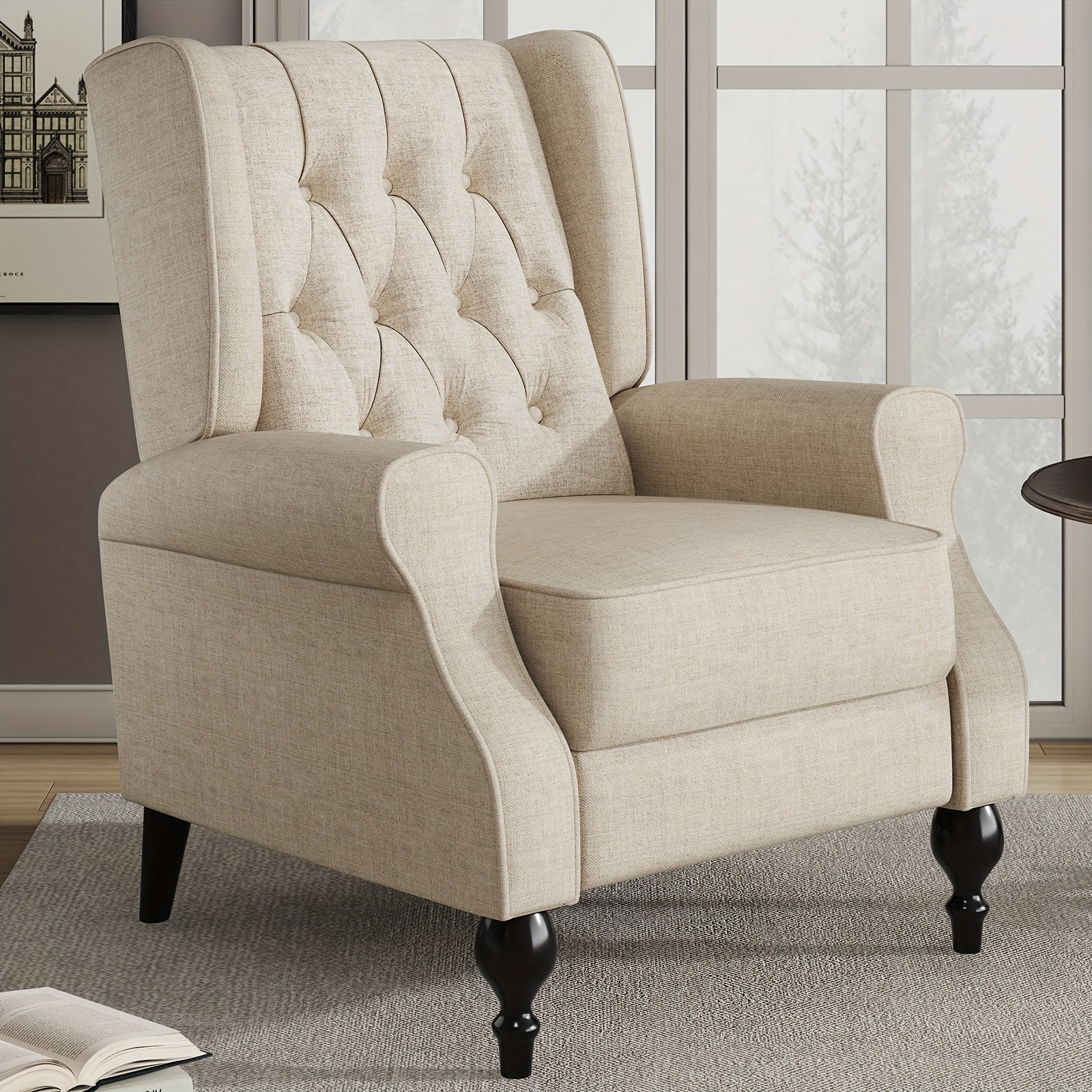 Wingback Recliner Chair - Unmatched Comfort and Support for Adults, Beige