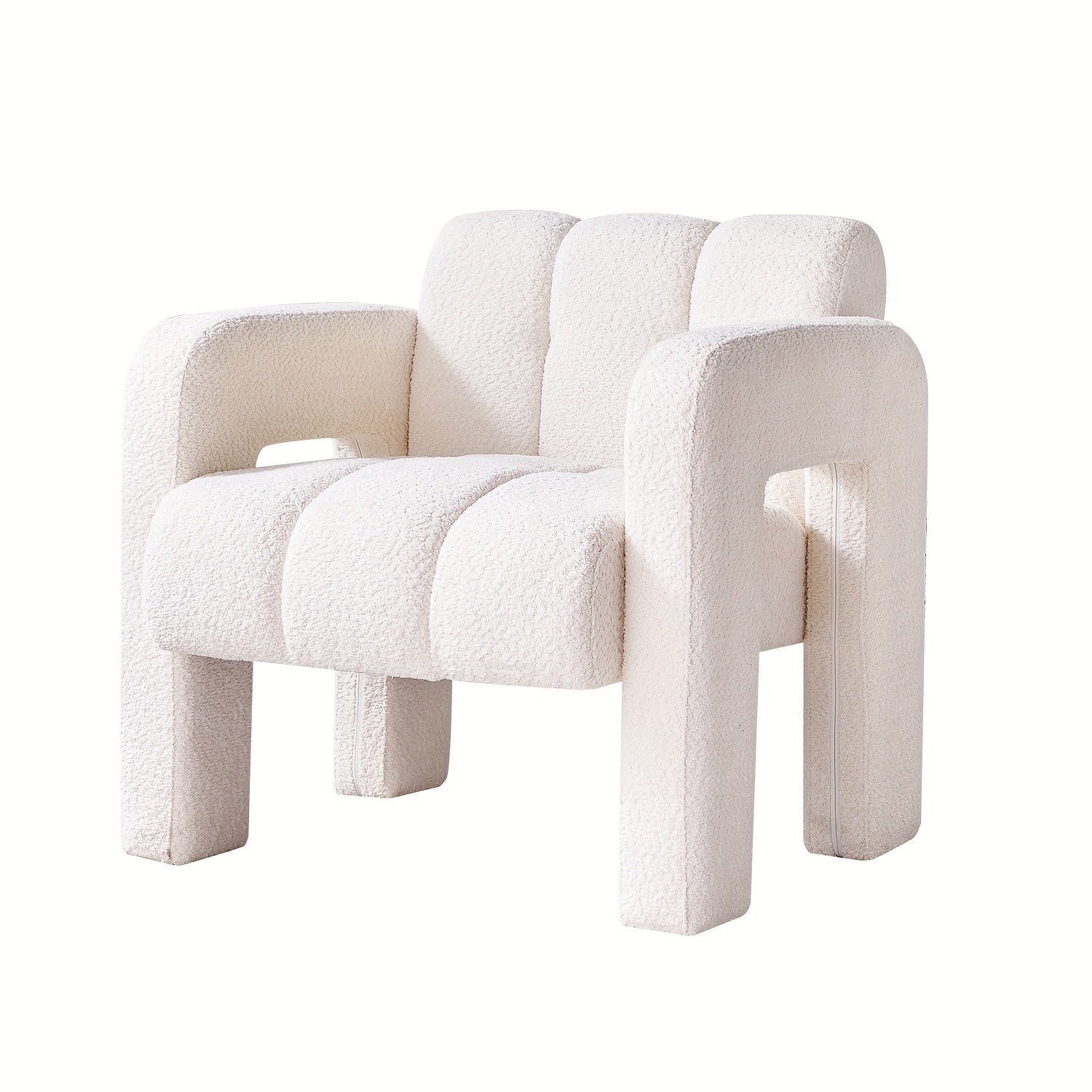 31.10" Wide Boucle Upholstered Accent Chair - Stylish and Comfortable Addition to Any Space