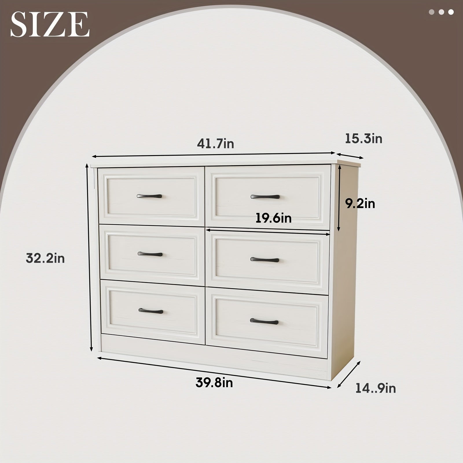 Hall storage cabinet 6 drawers wide dressing storage box with charging station corridor storage cabinet wooden storage