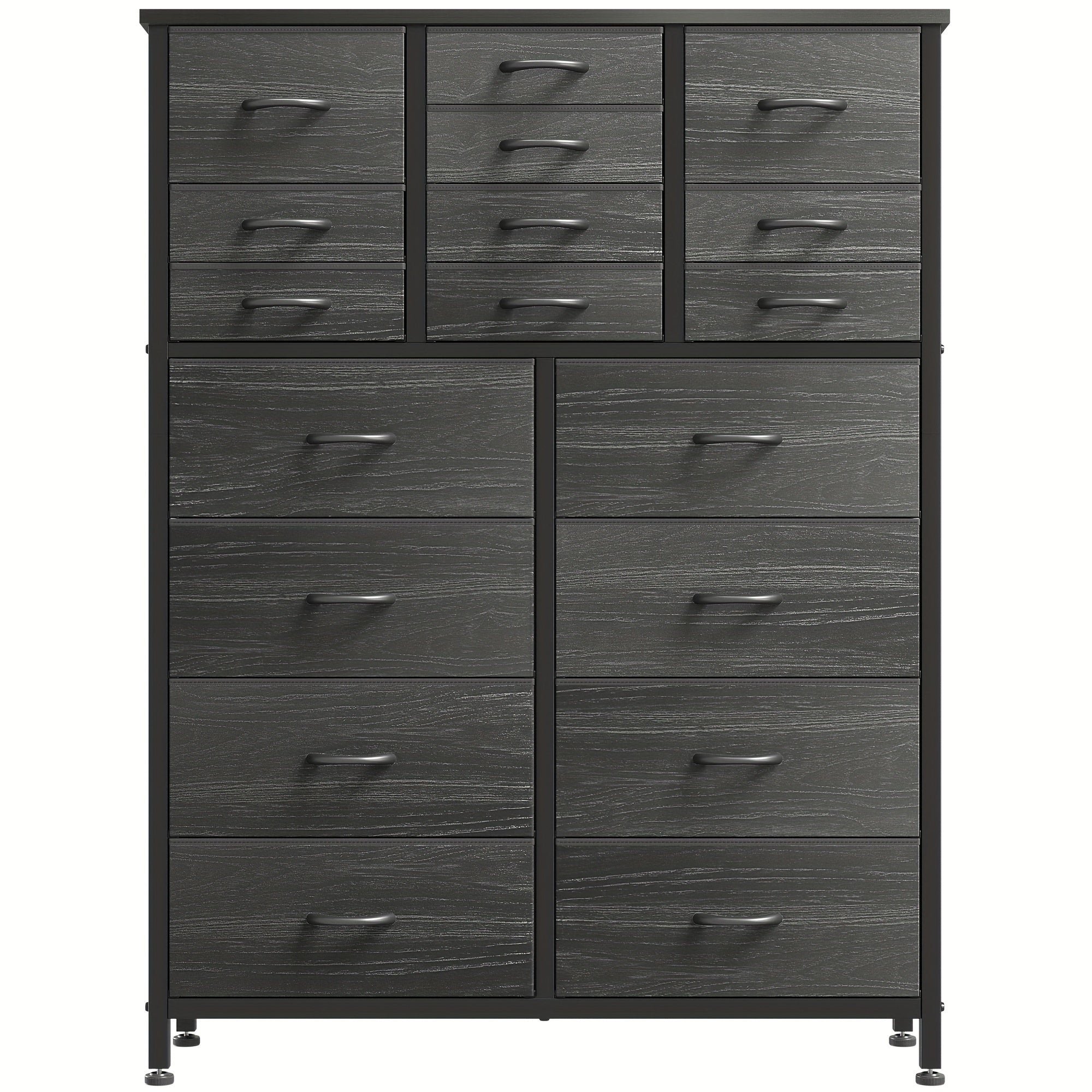 18 Drawers Dresser Tall Dresser For Bedroom With Fabric Drawers Closet Hallway Storage Dresser Organizer Unit Large