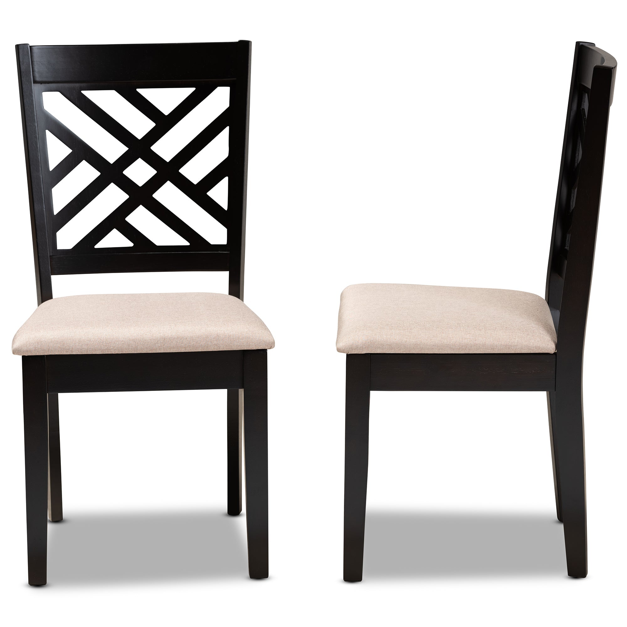 Caron Wood 2-Piece Dining Chair Set