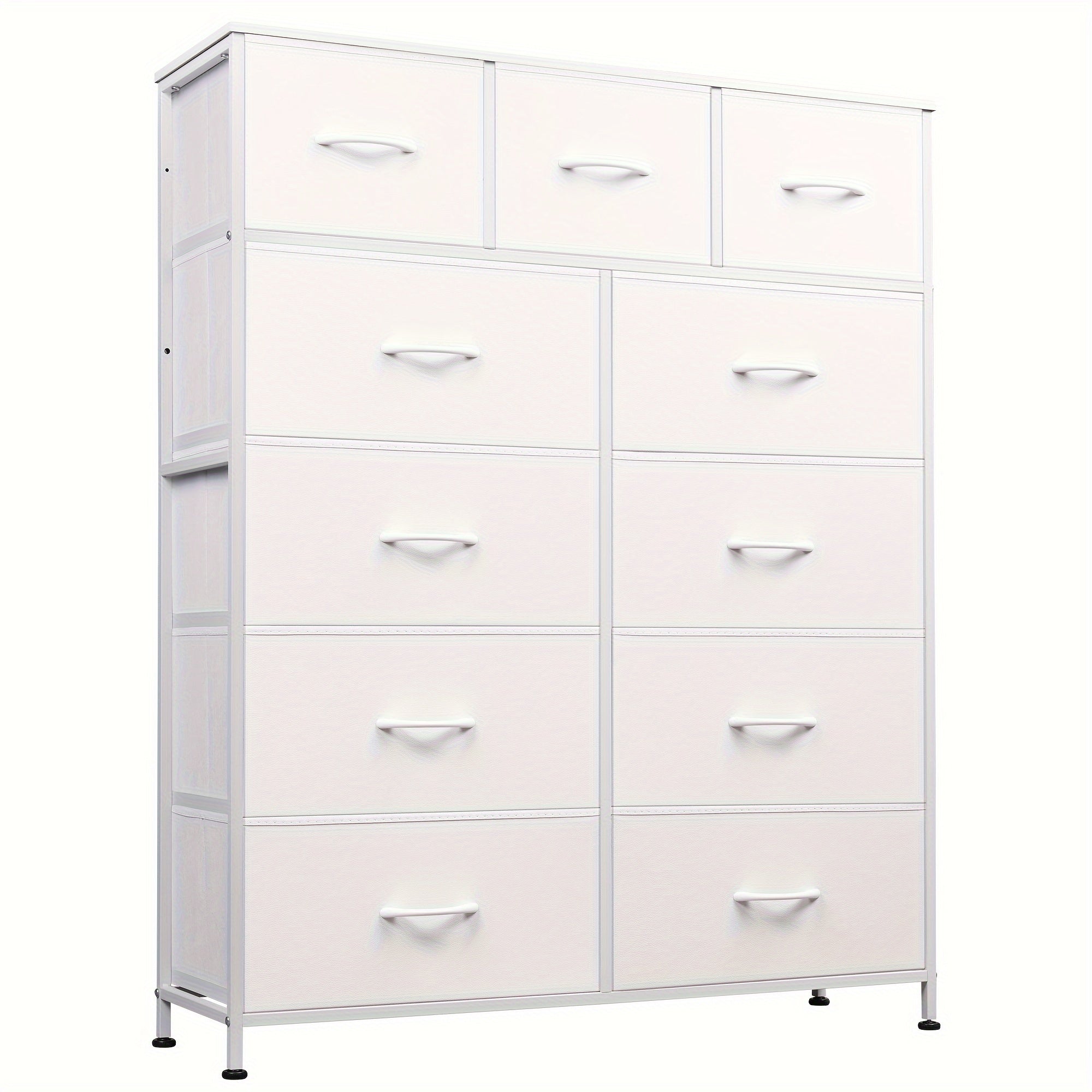 Tall Dresser for Bedroom Fabric Dresser Storage Tower Dresser & Chest of Drawers Organizer Unit with 11 Drawers Storage