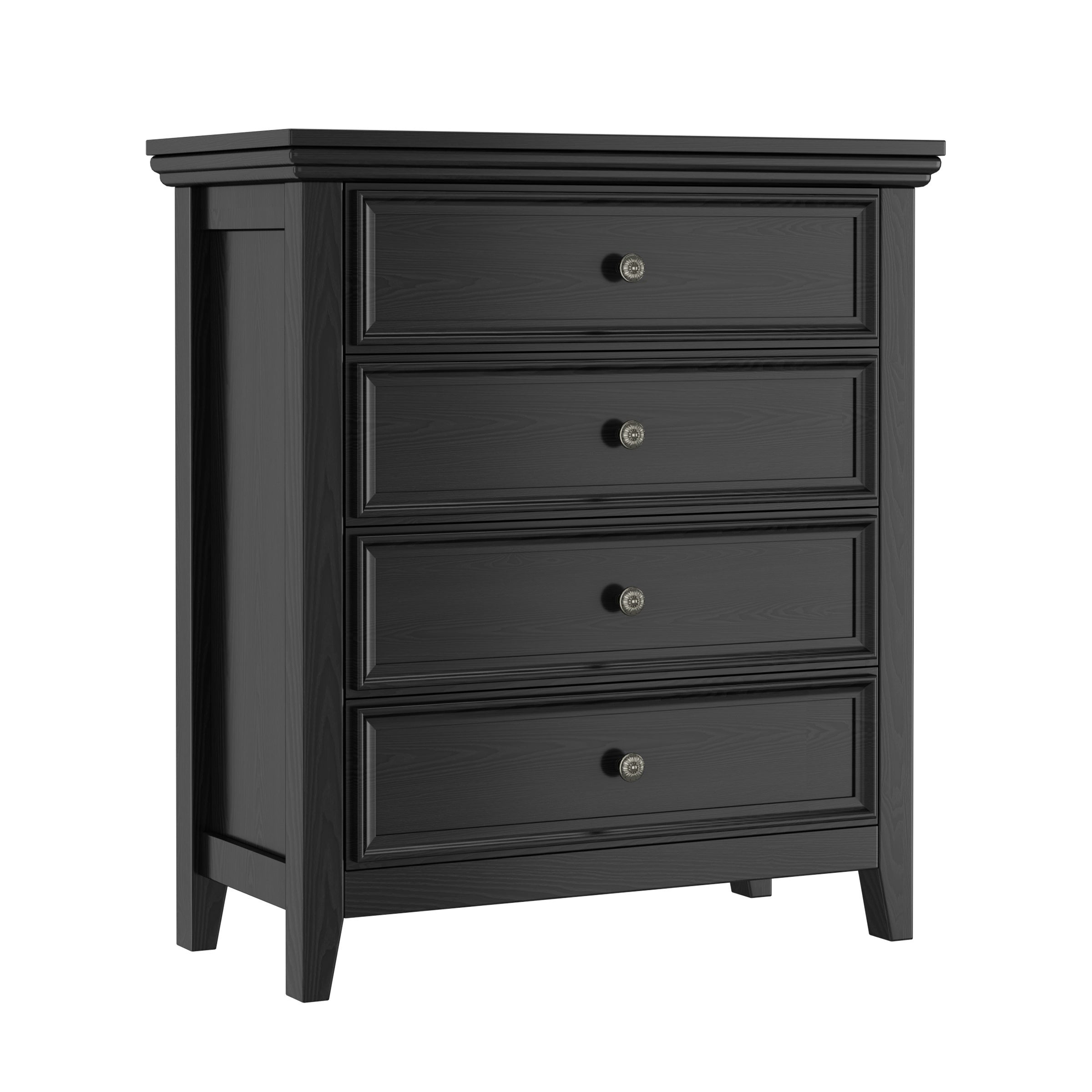 Dresser For Bedroom Black Dresser Chest Of Drawers Black Nightstand Modern Drawer Dresser Rustic Style Storage Cabinet