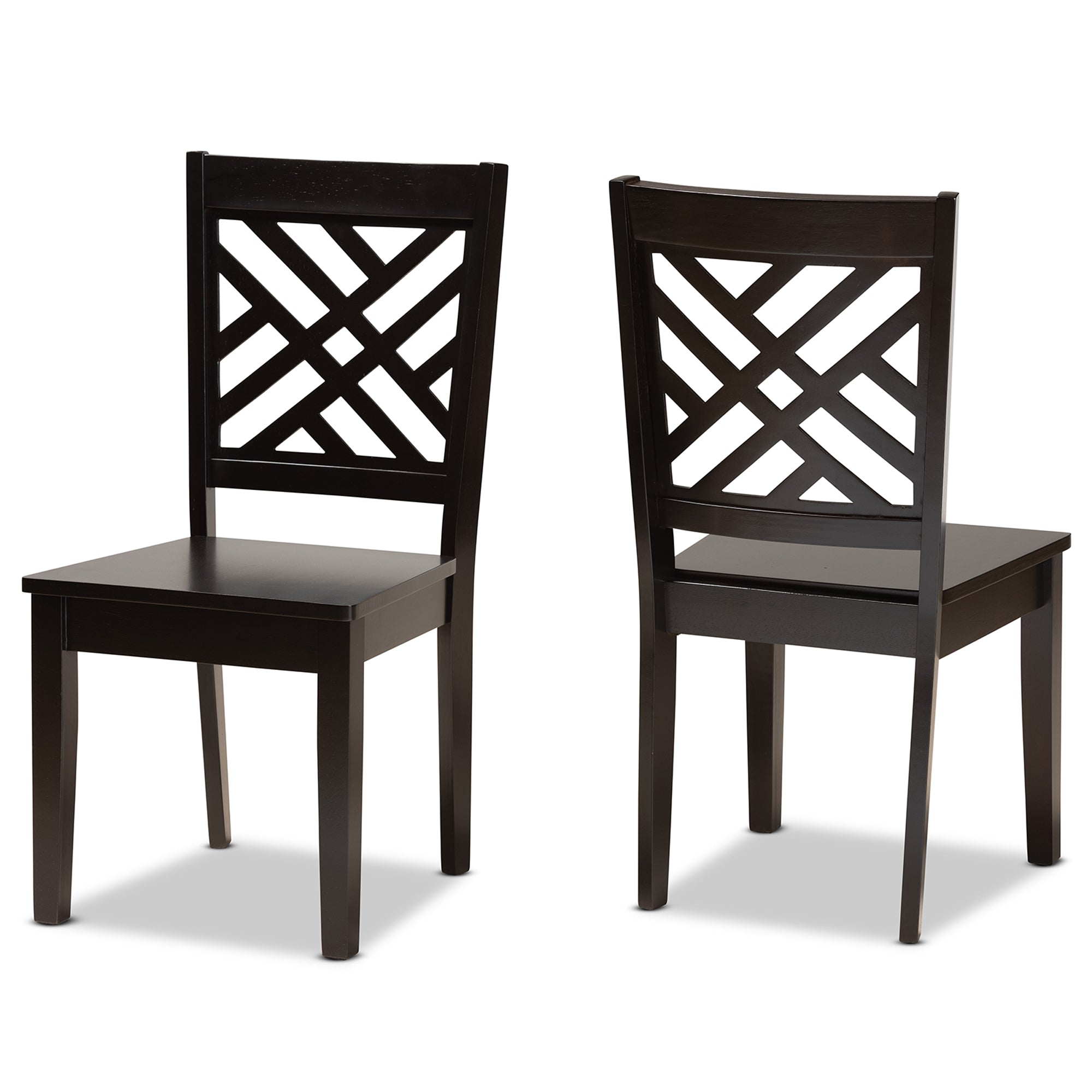 Caron Wood 2-Piece Dining Chair Set