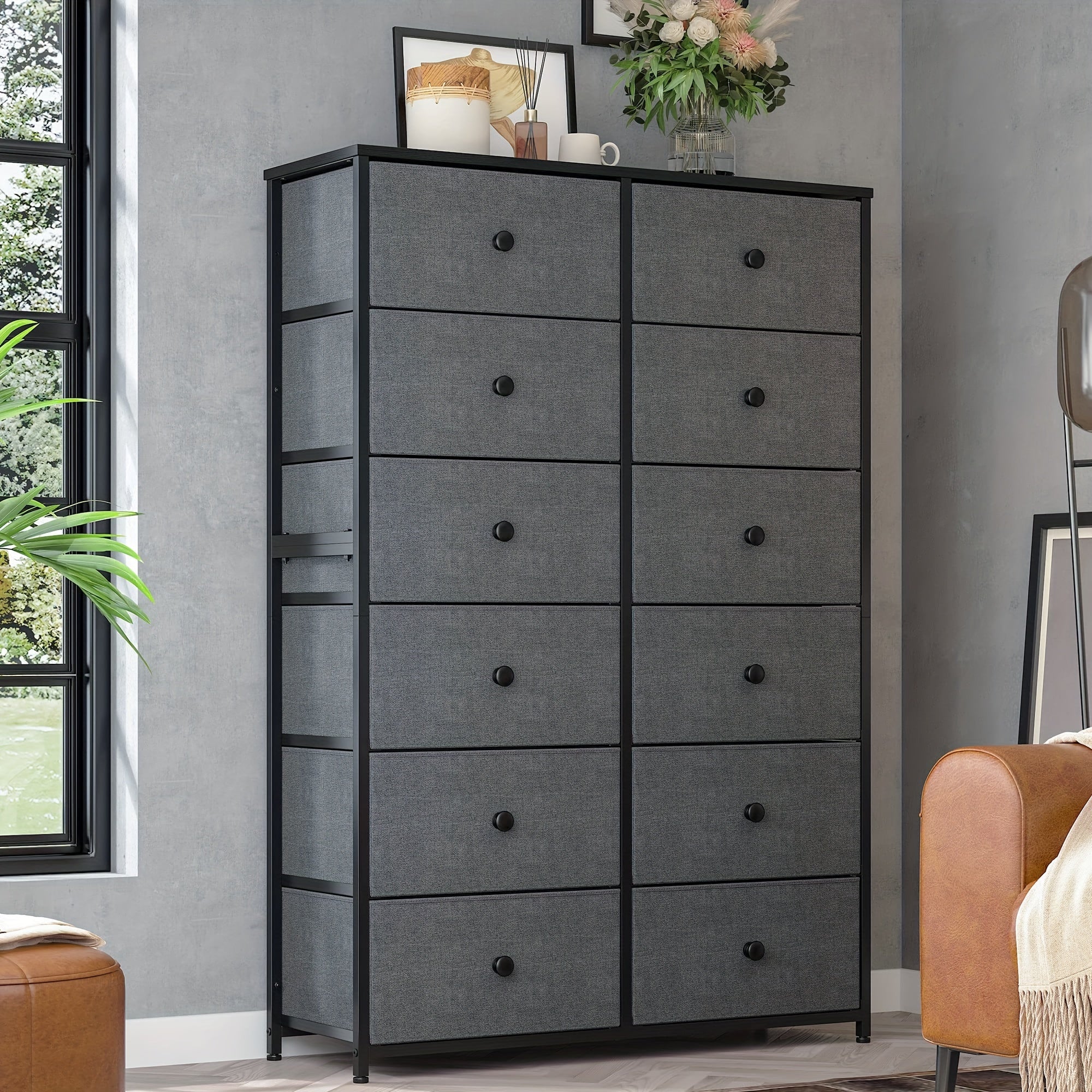 Tall Dresser For Bedroom 12 Drawer Dresser For Bedroom Fabric Dresser & Chest Of Drawers For Bedroom Dressers With 12
