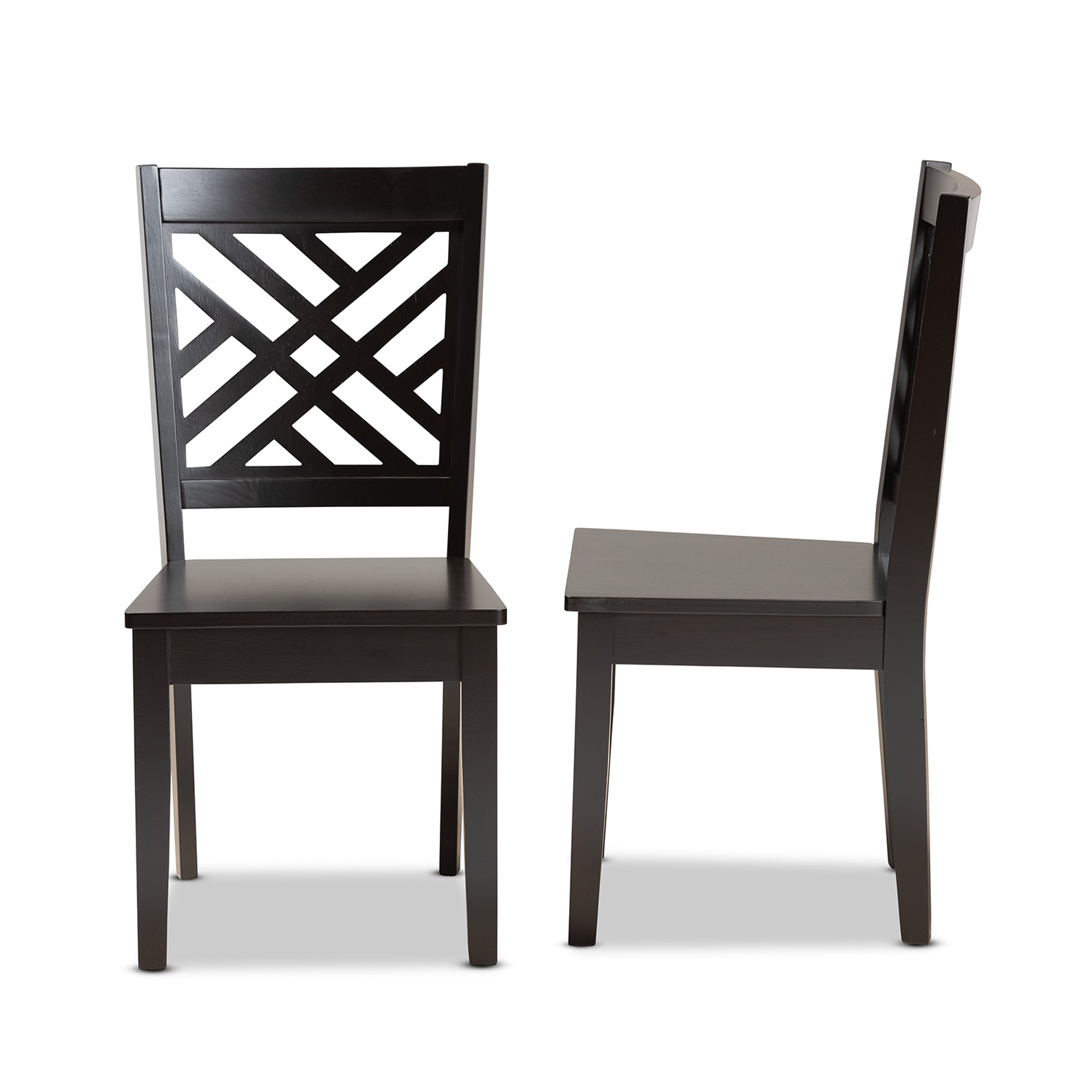 Caron Wood 2-Piece Dining Chair Set