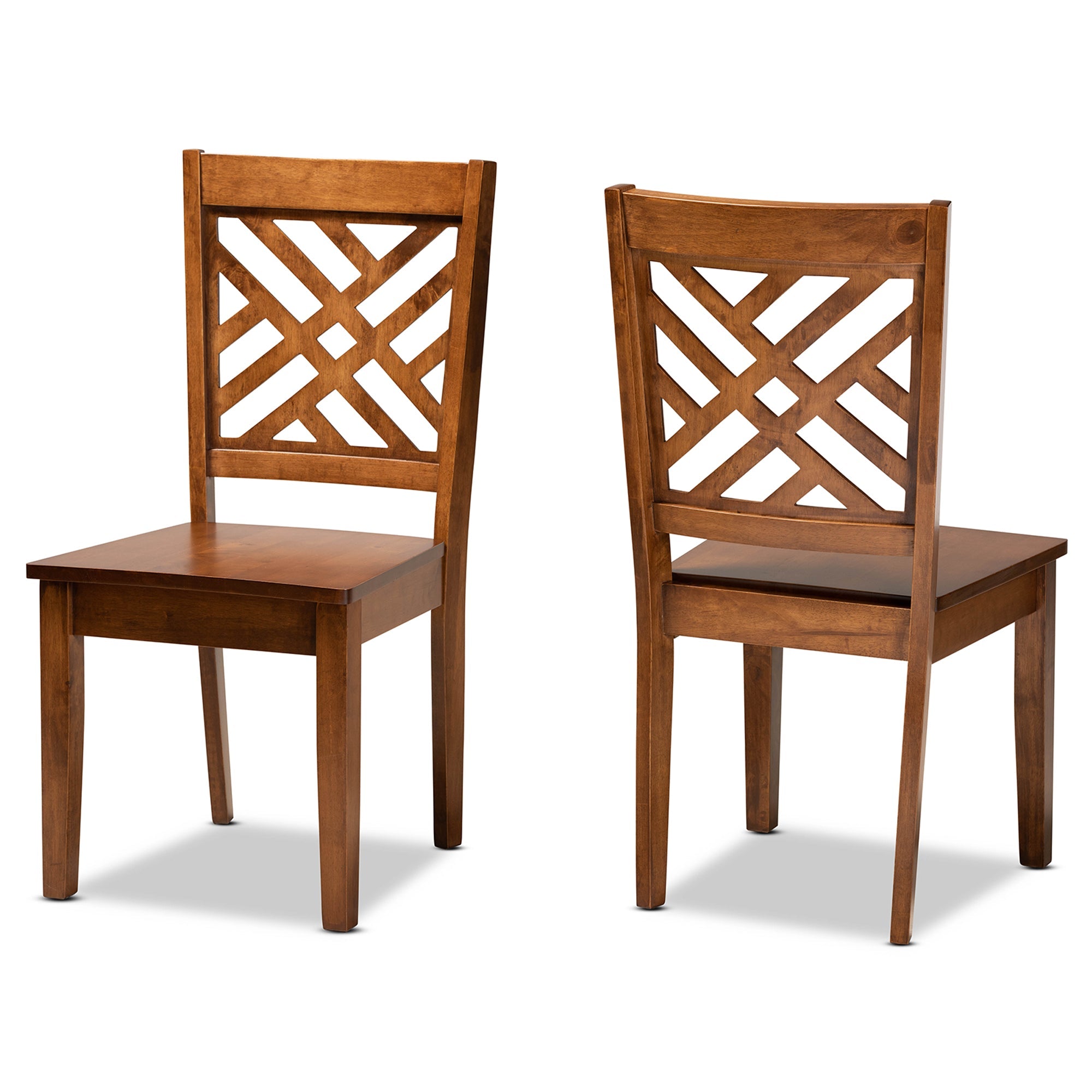 Caron Wood 2-Piece Dining Chair Set